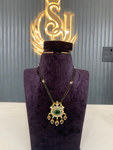 Beautiful black beads with premium pendent