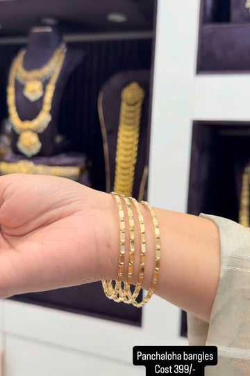 Beautiful Panchaloha Bangles