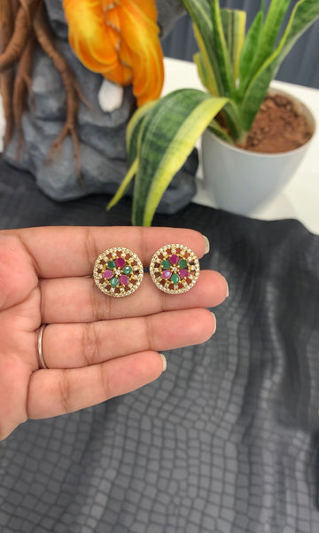 Beautiful Multi screwback studs