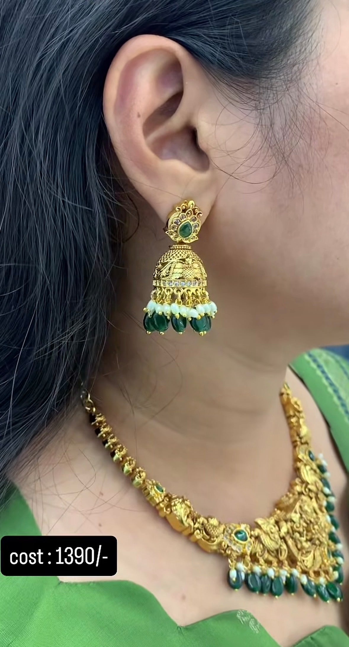 Beautiful nakshi necklace