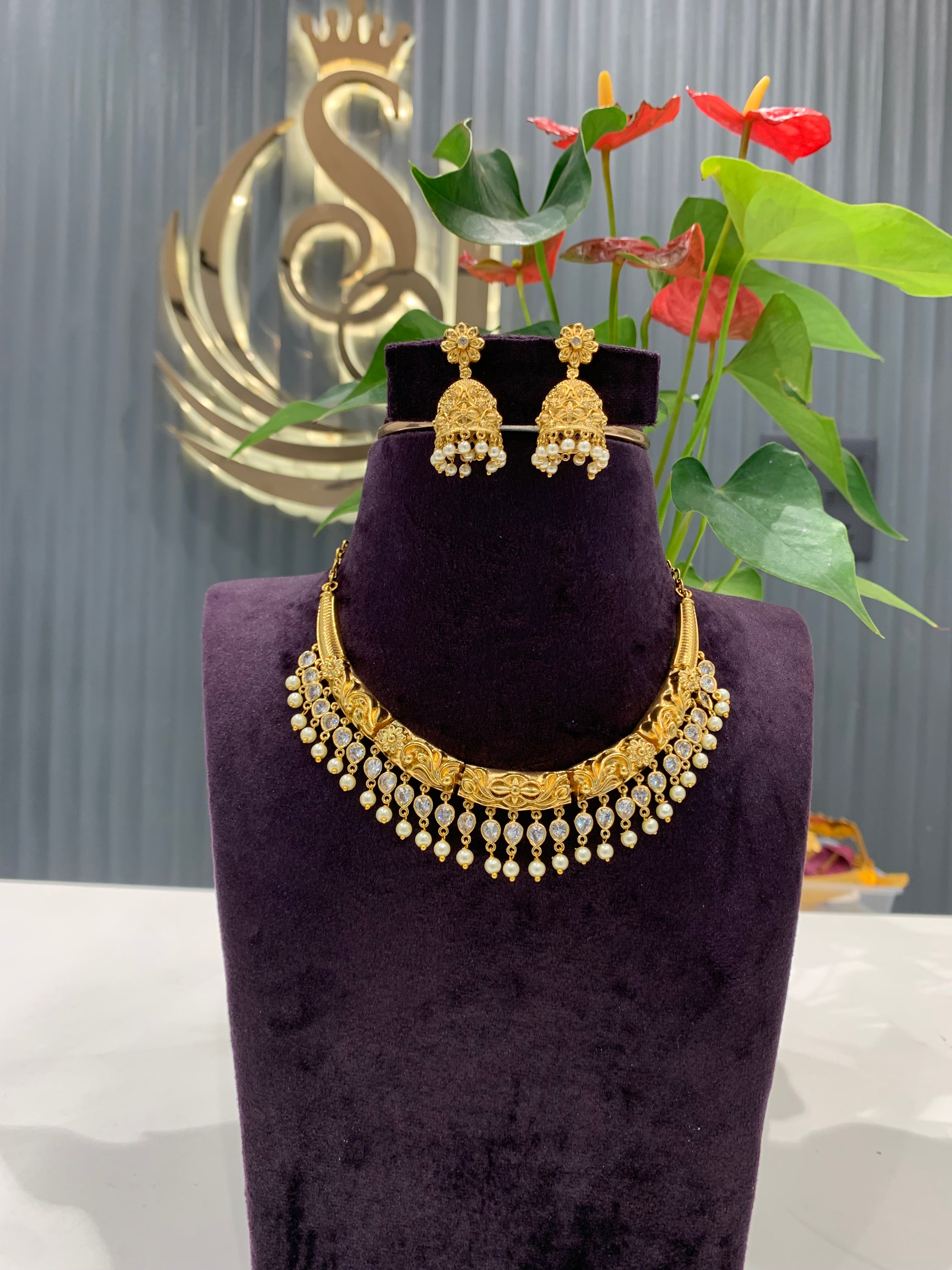 Beautiful kanti pattern neckset