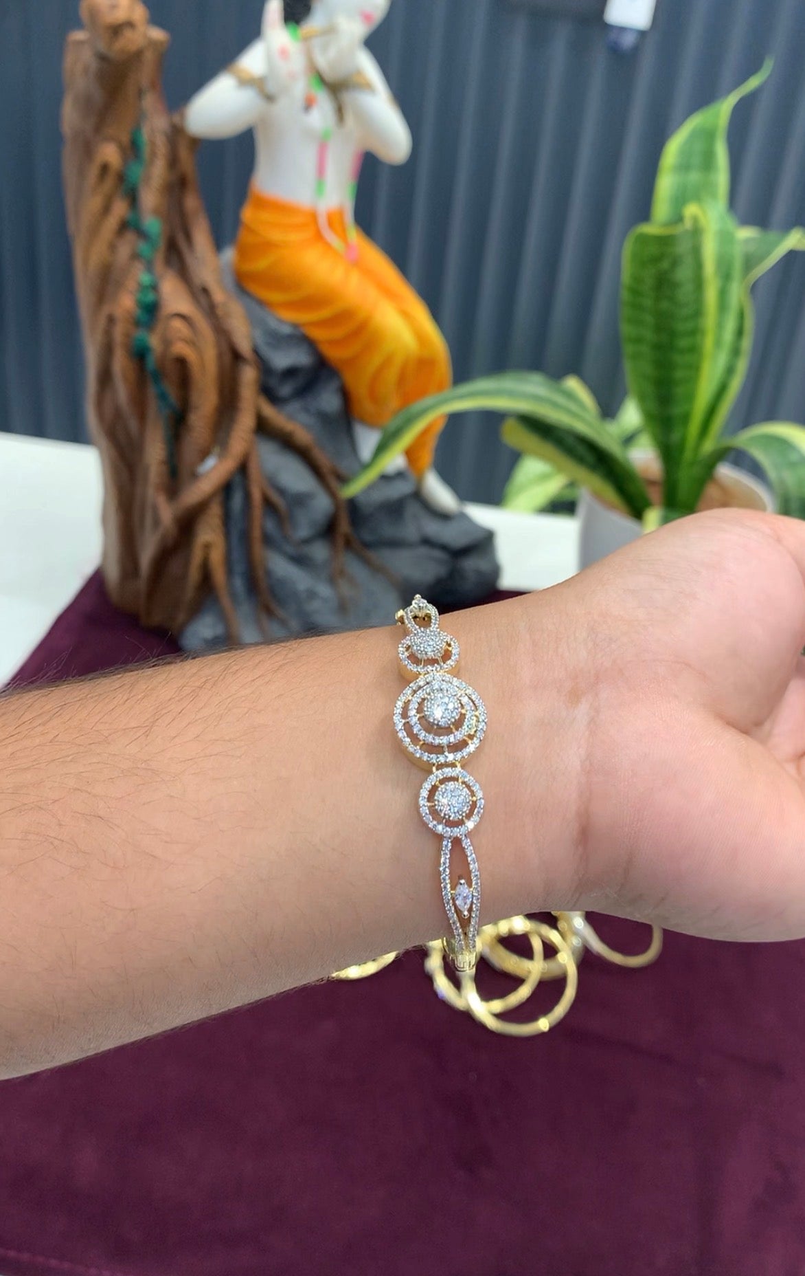 Beautiful diamond replice bracelet