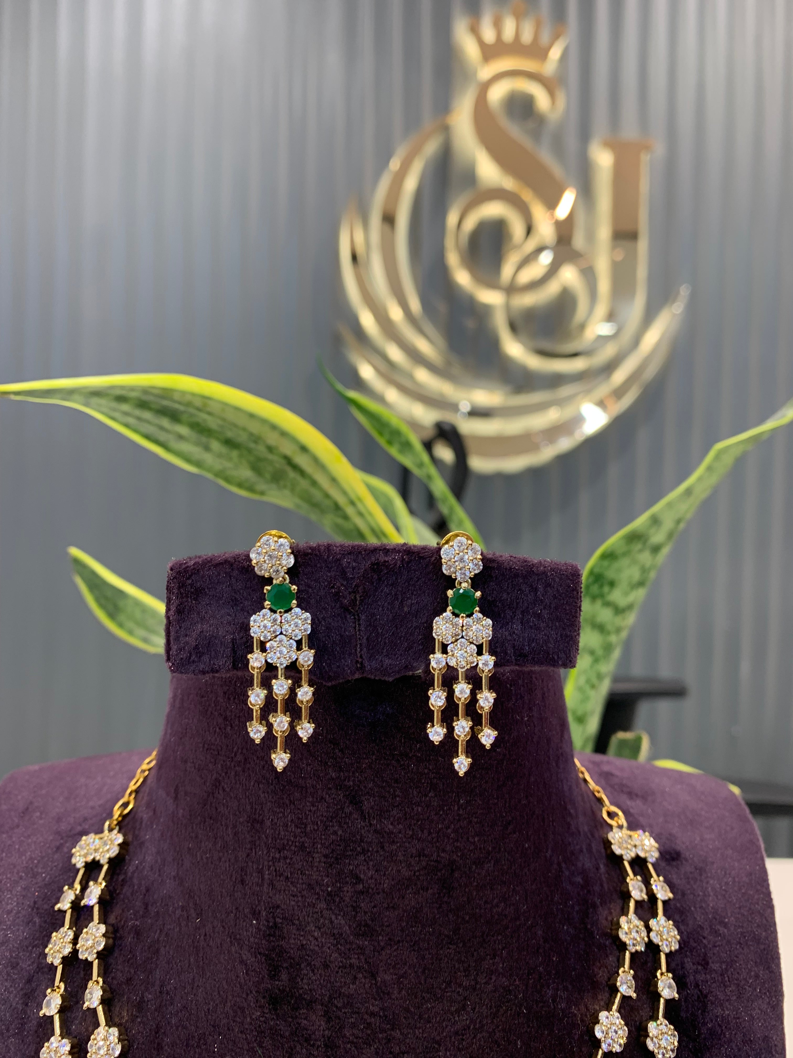 Beautiful double step necklace