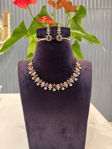 Beautiful Pink stone necklace
