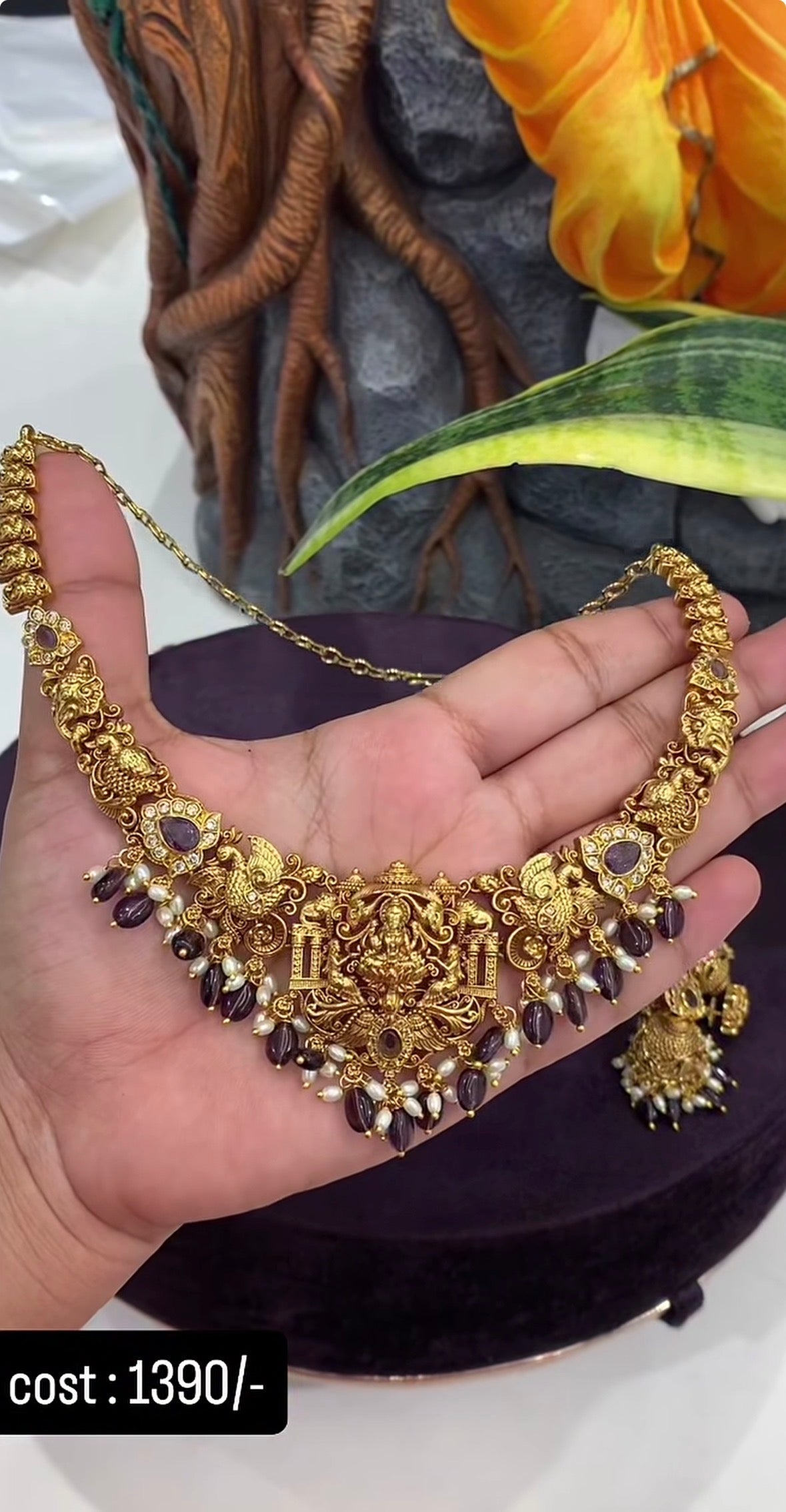 Beautiful Lakshmi Devi Necklace