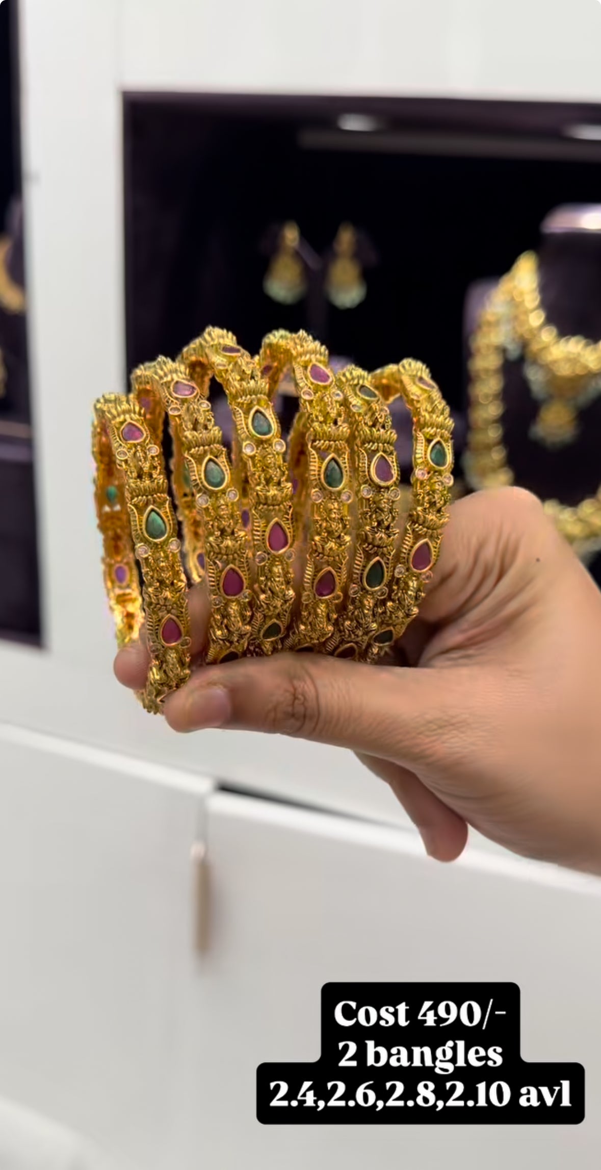 Beautiful nakshi bangles set of 2 bangle