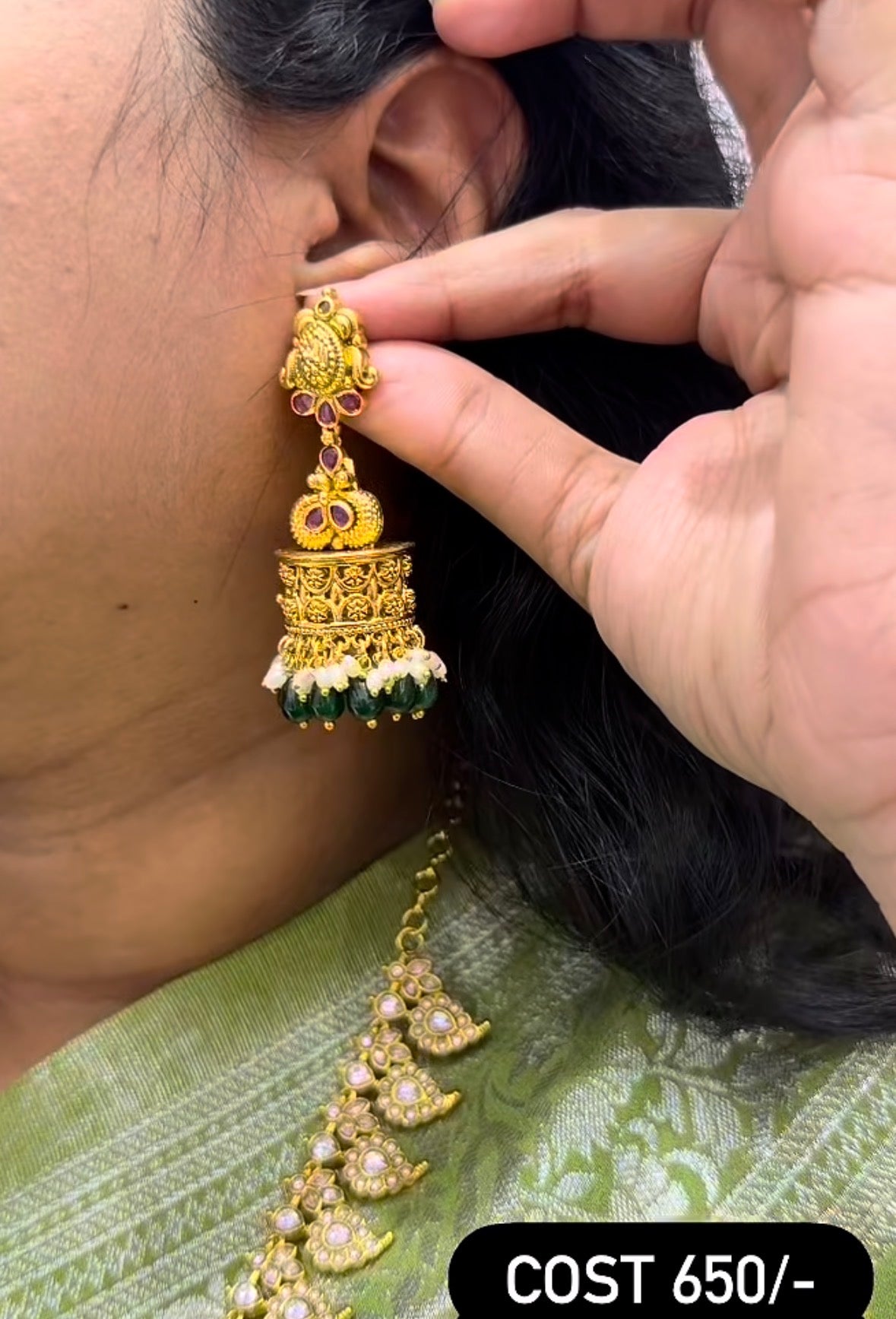Beautiful Nakshi 3d Jumkies