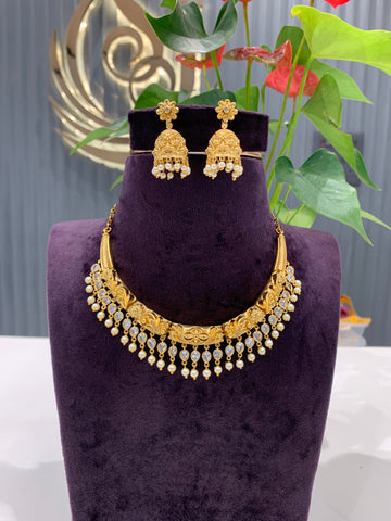 Beautiful kanti pattern neckset