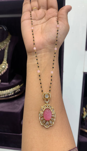 Beautiful Locket with Black beads