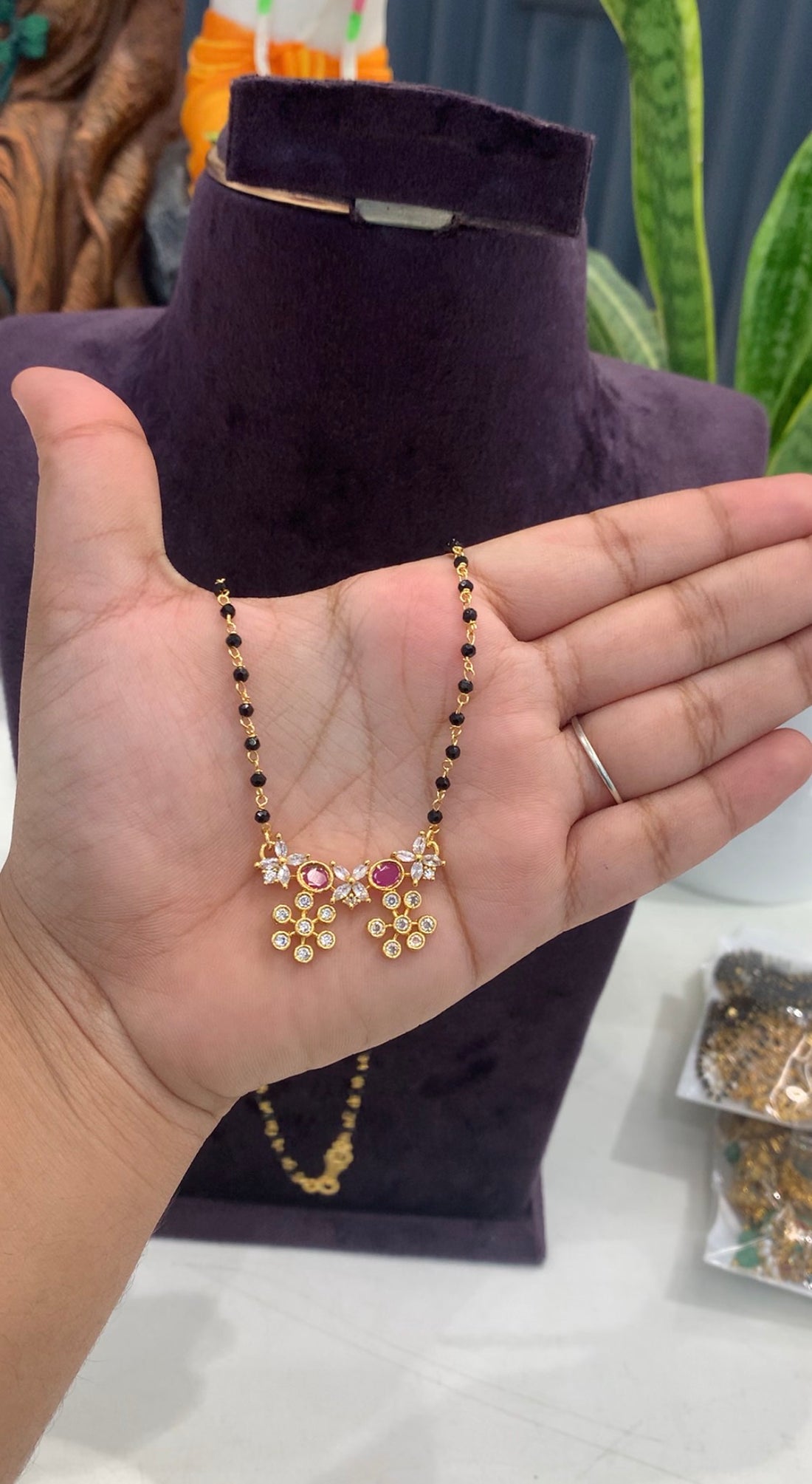 Beautiful blackbeads 18 inchs