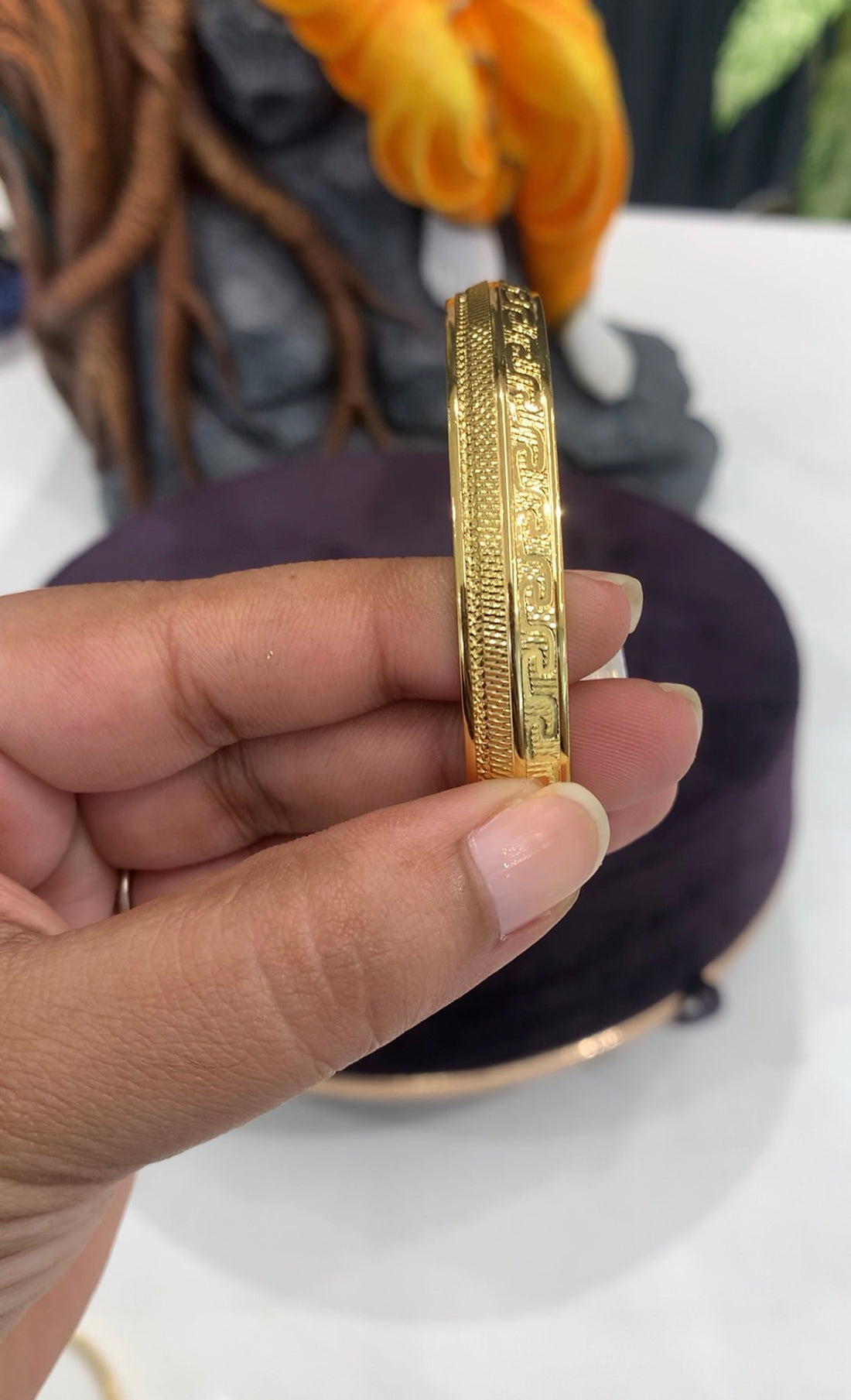 Beautiful microplated men’s kada(single)