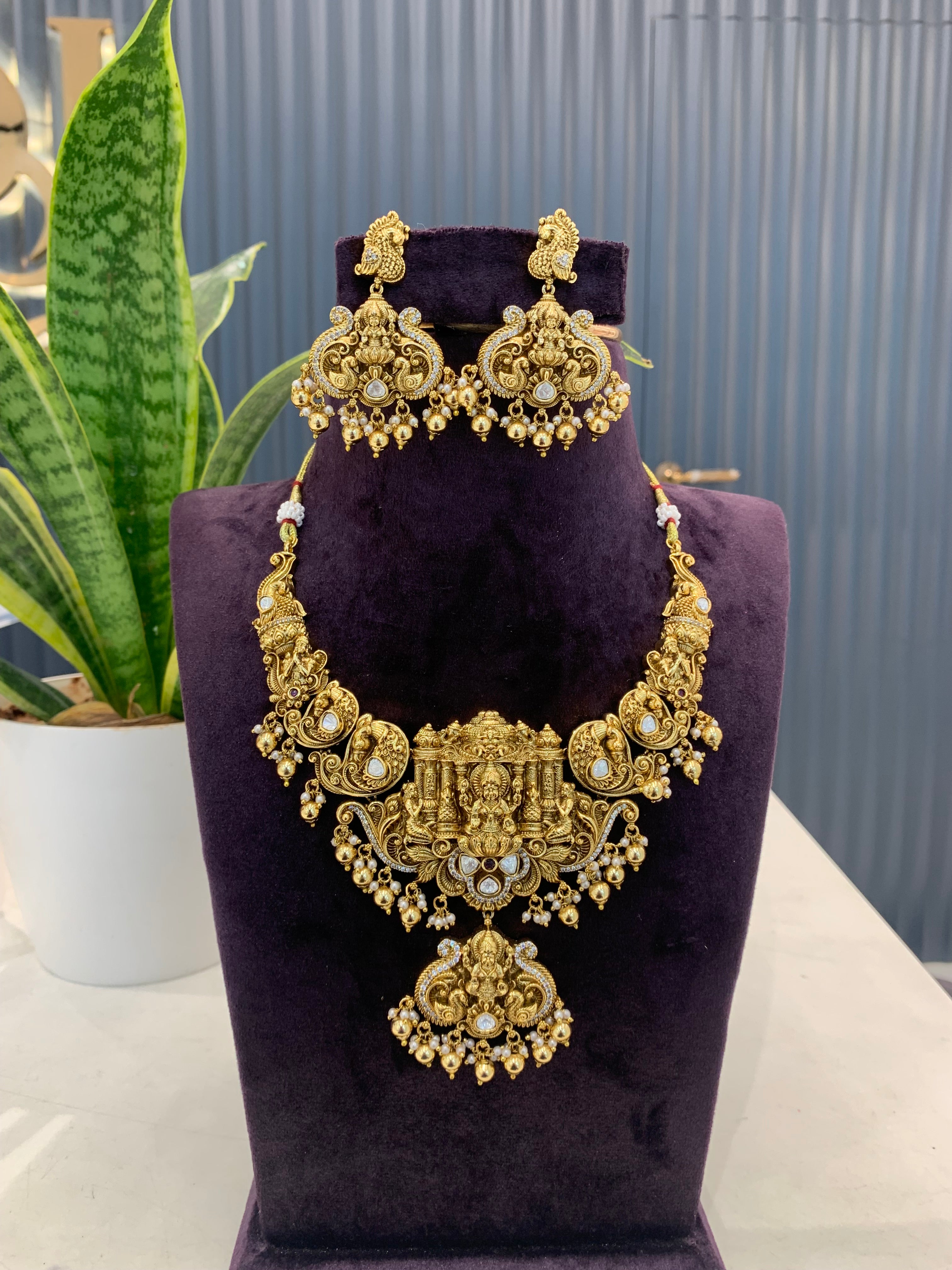 Beautiful Nakshi 3D Necklace