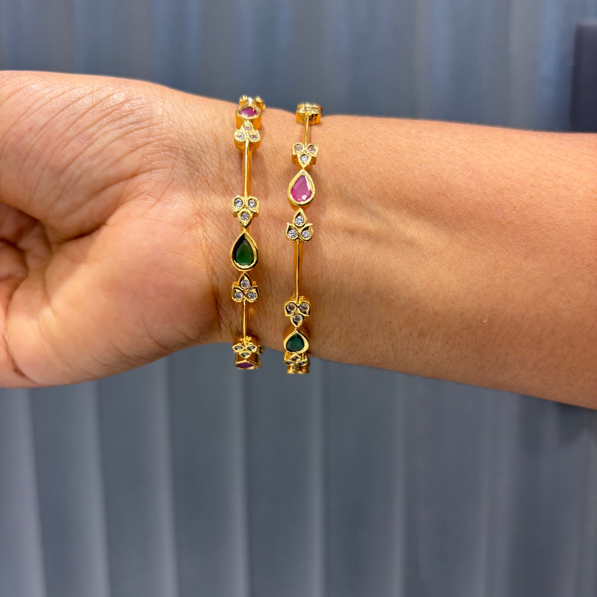 CZ Multi Stone Bangles