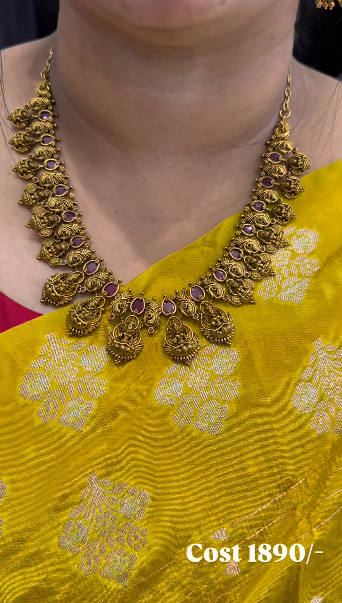 Beautiful kasula model necklace