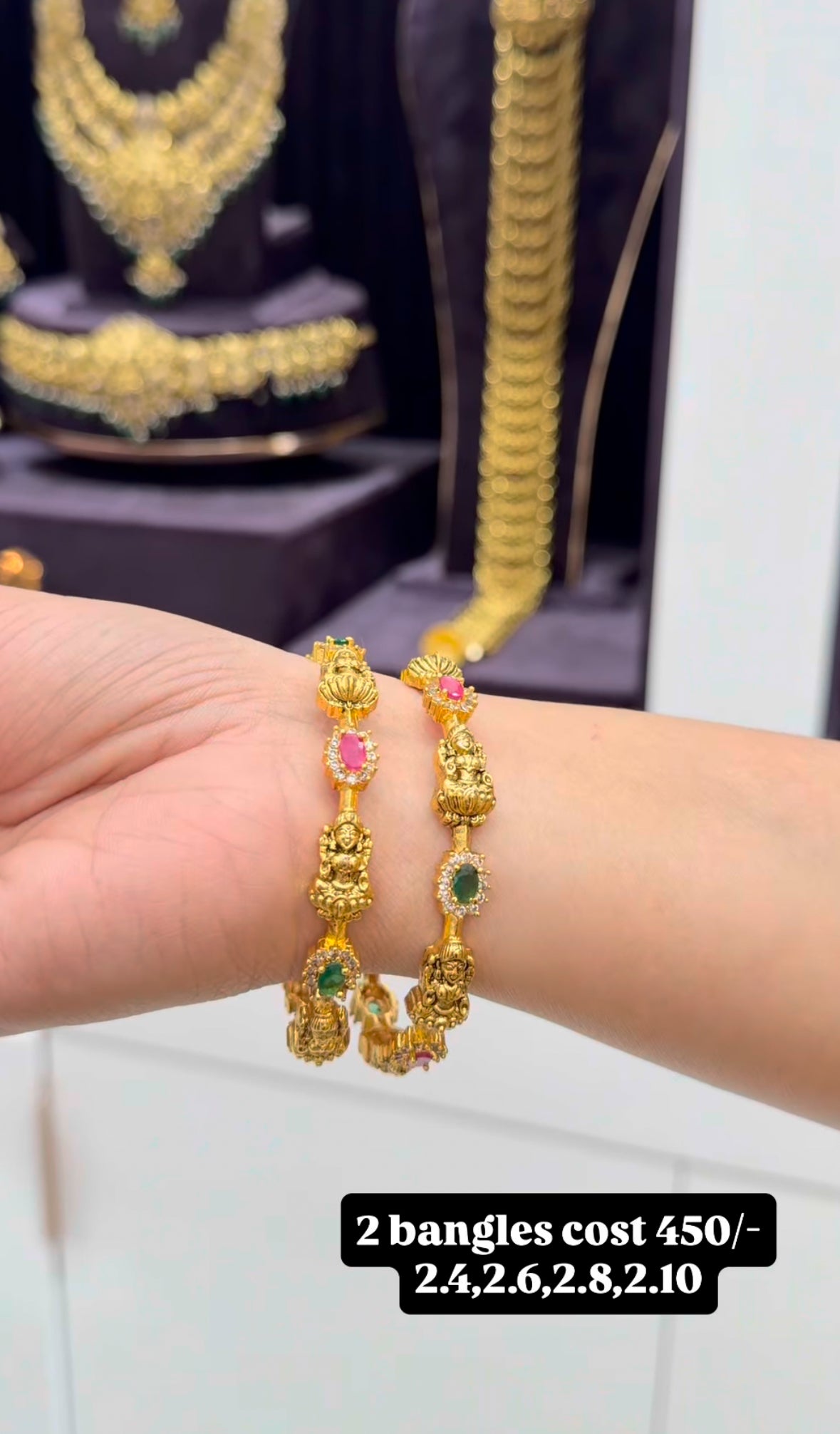 Beautiful multi nakshi bangles