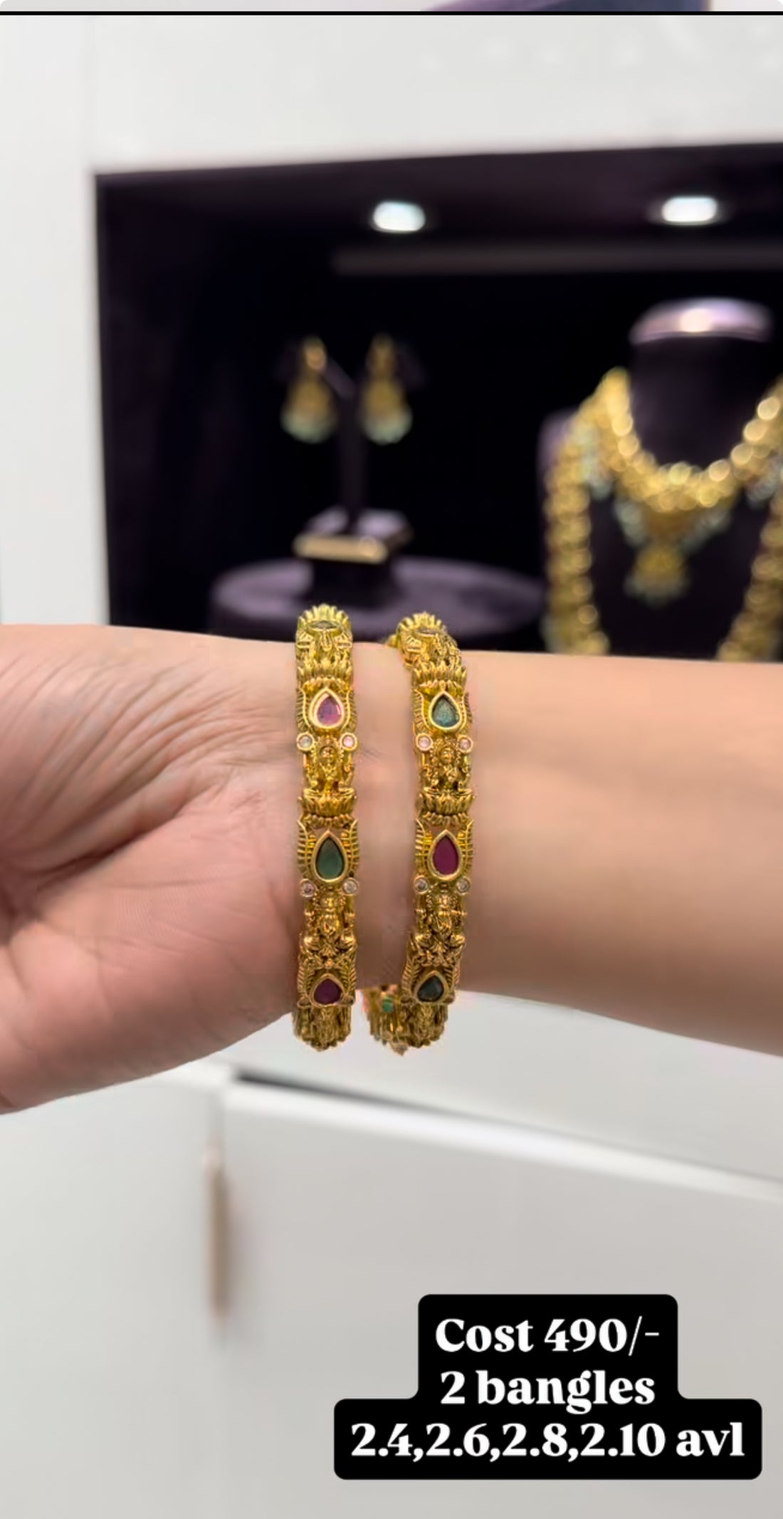Beautiful nakshi bangles set of 2 bangle