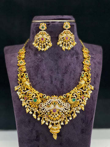 Unique Nakshi necklace