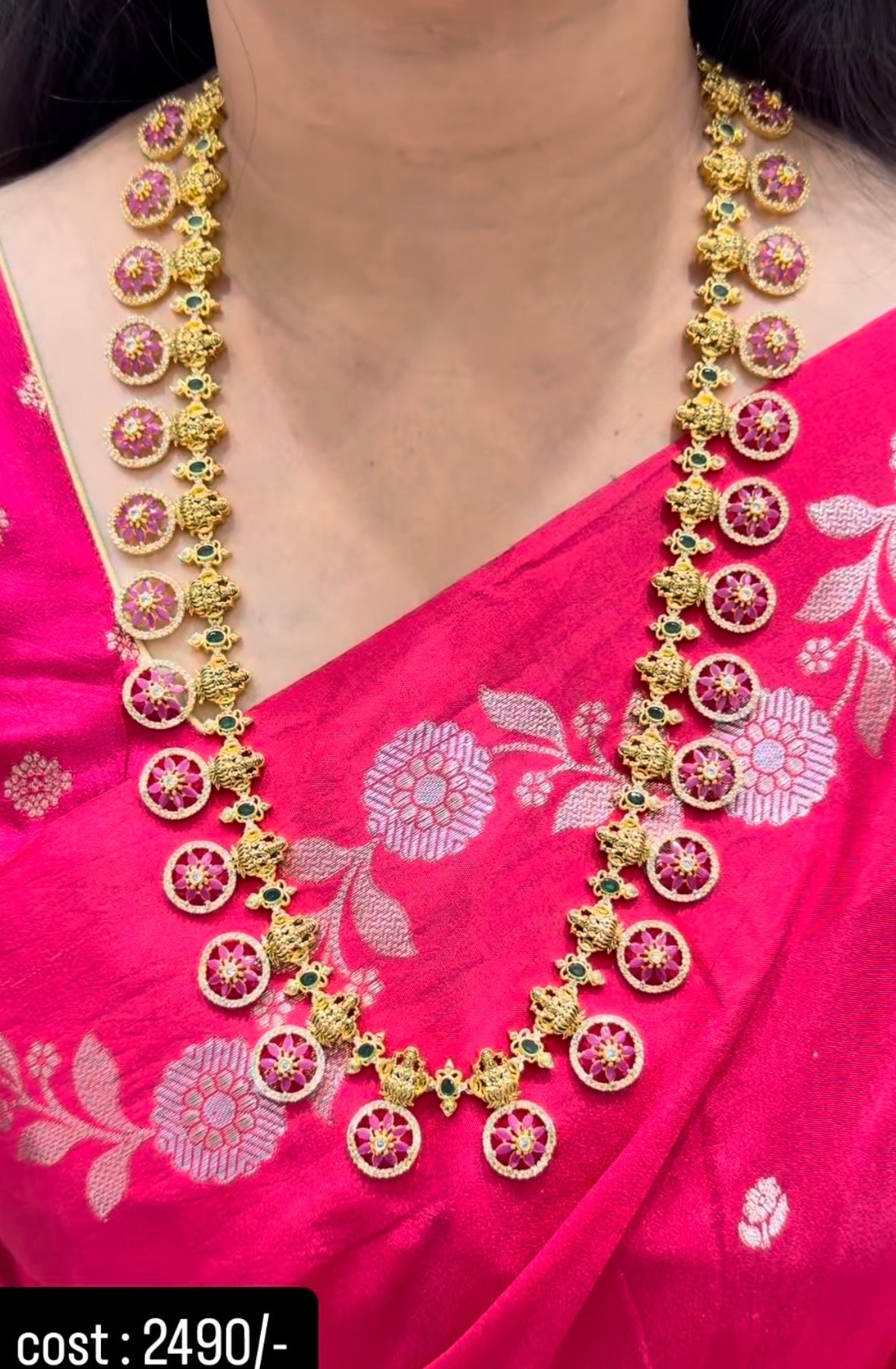 Beautiful Lakshmidevi Long Haram