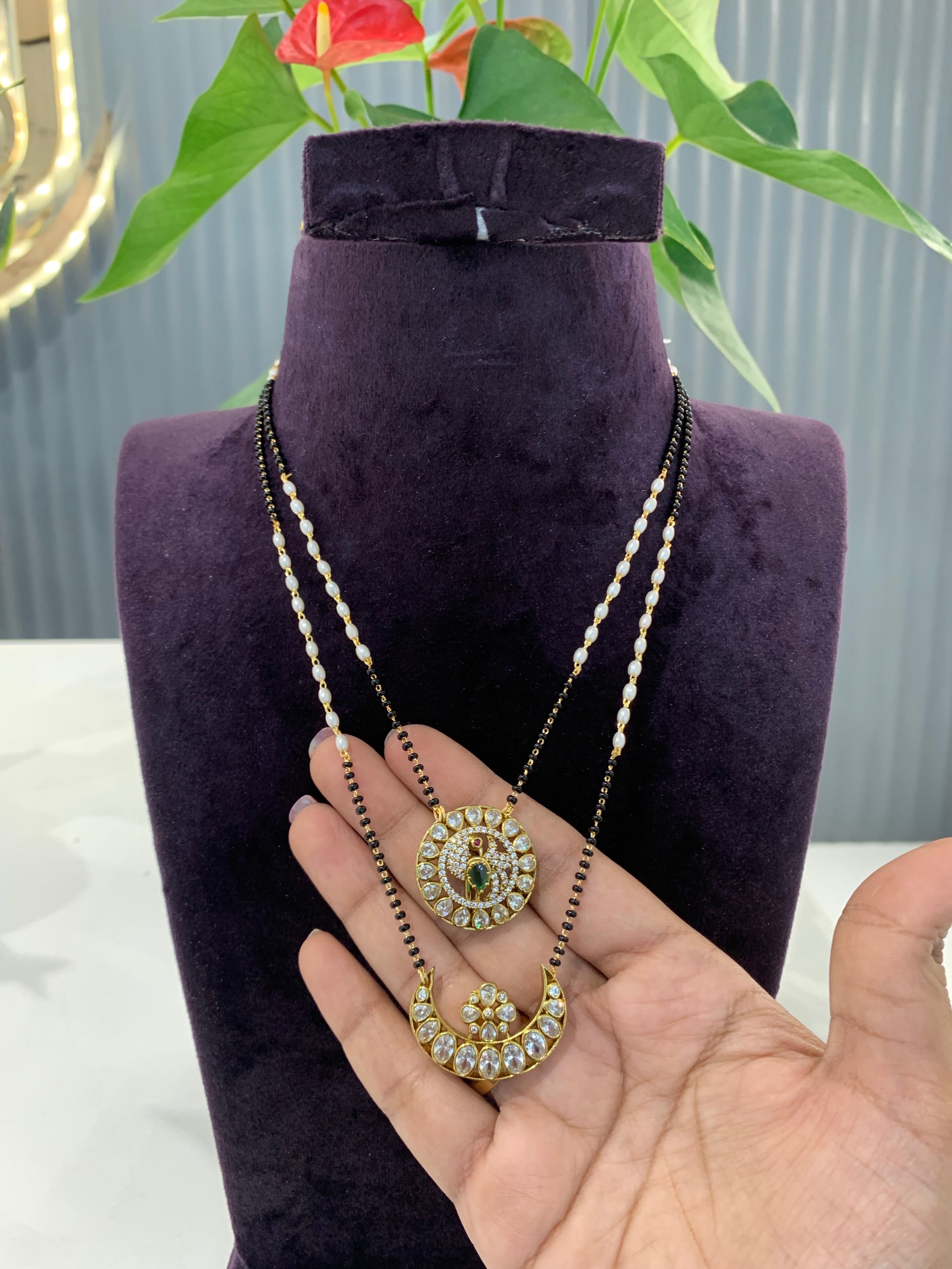 Beautiful Two Layer Black beads