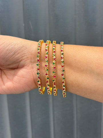 CZ-BANGLE SET OF 4