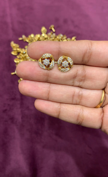 Beautiful studs with back screw