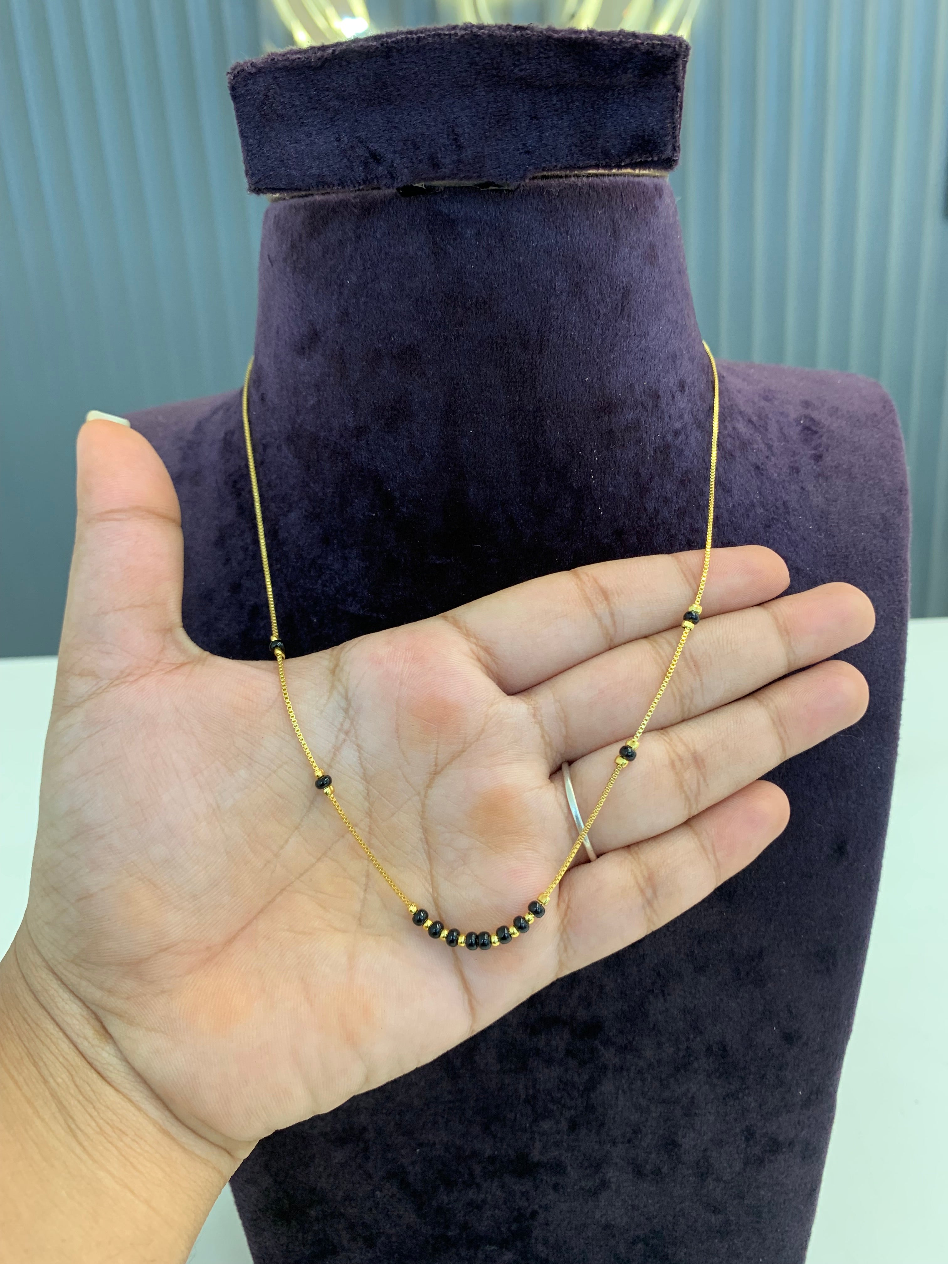 Beautiful fancy black beads