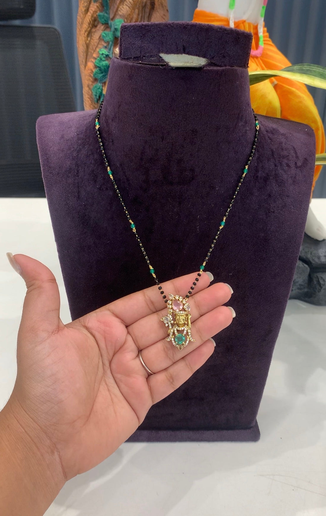 Beautiful Krishna locket Blackbeads