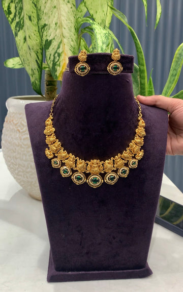 Beautiful nakshi traditional necklace