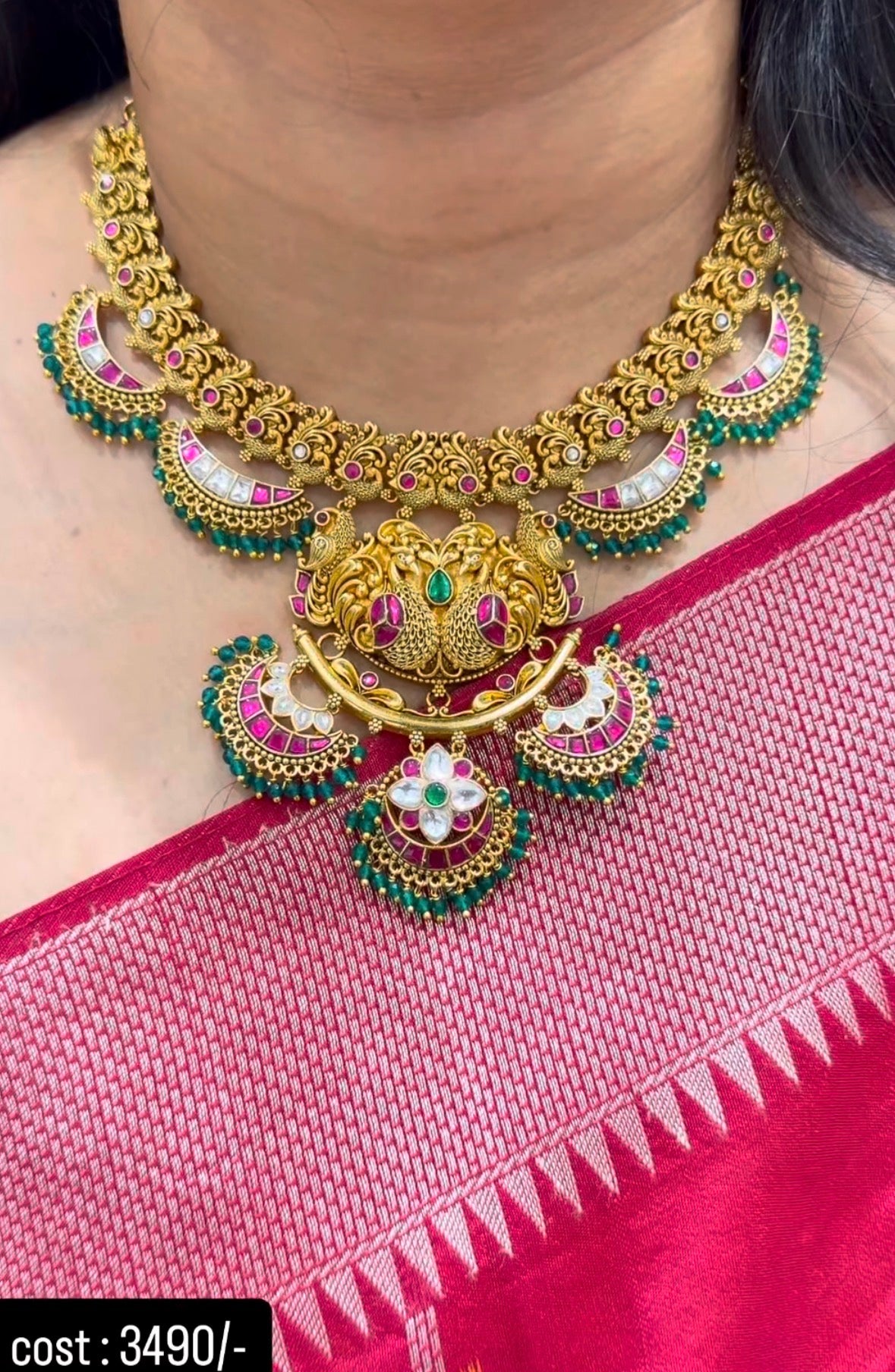 Beautiful Jadav Kundhan Necklace