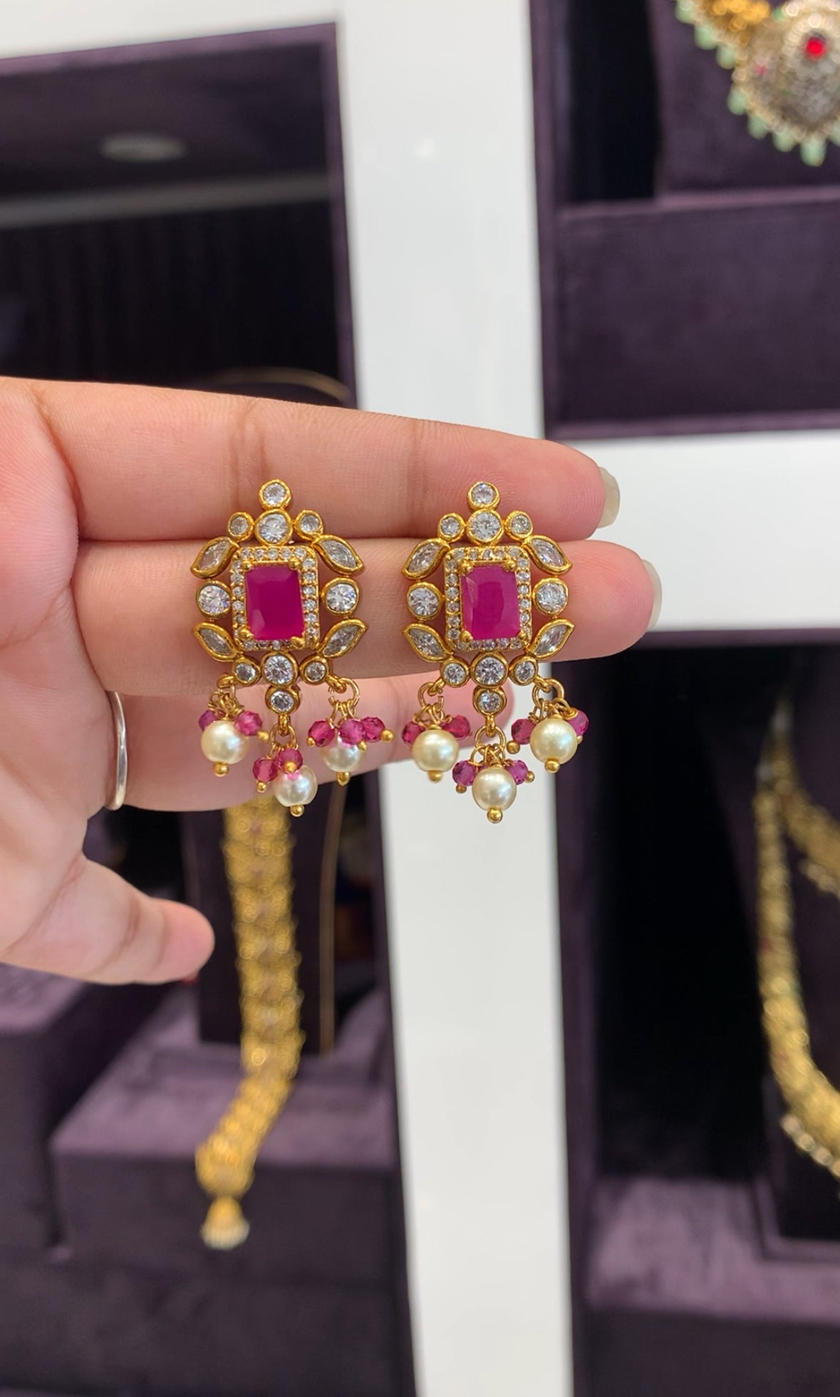 Beautiful customised earrings