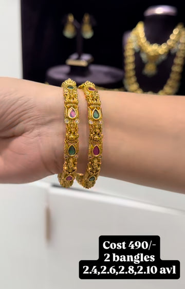 Beautiful nakshi bangles set of 2 bangle