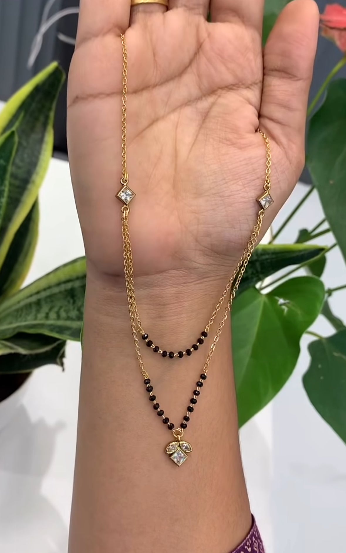 Beautiful customised blackbeads 18inchs