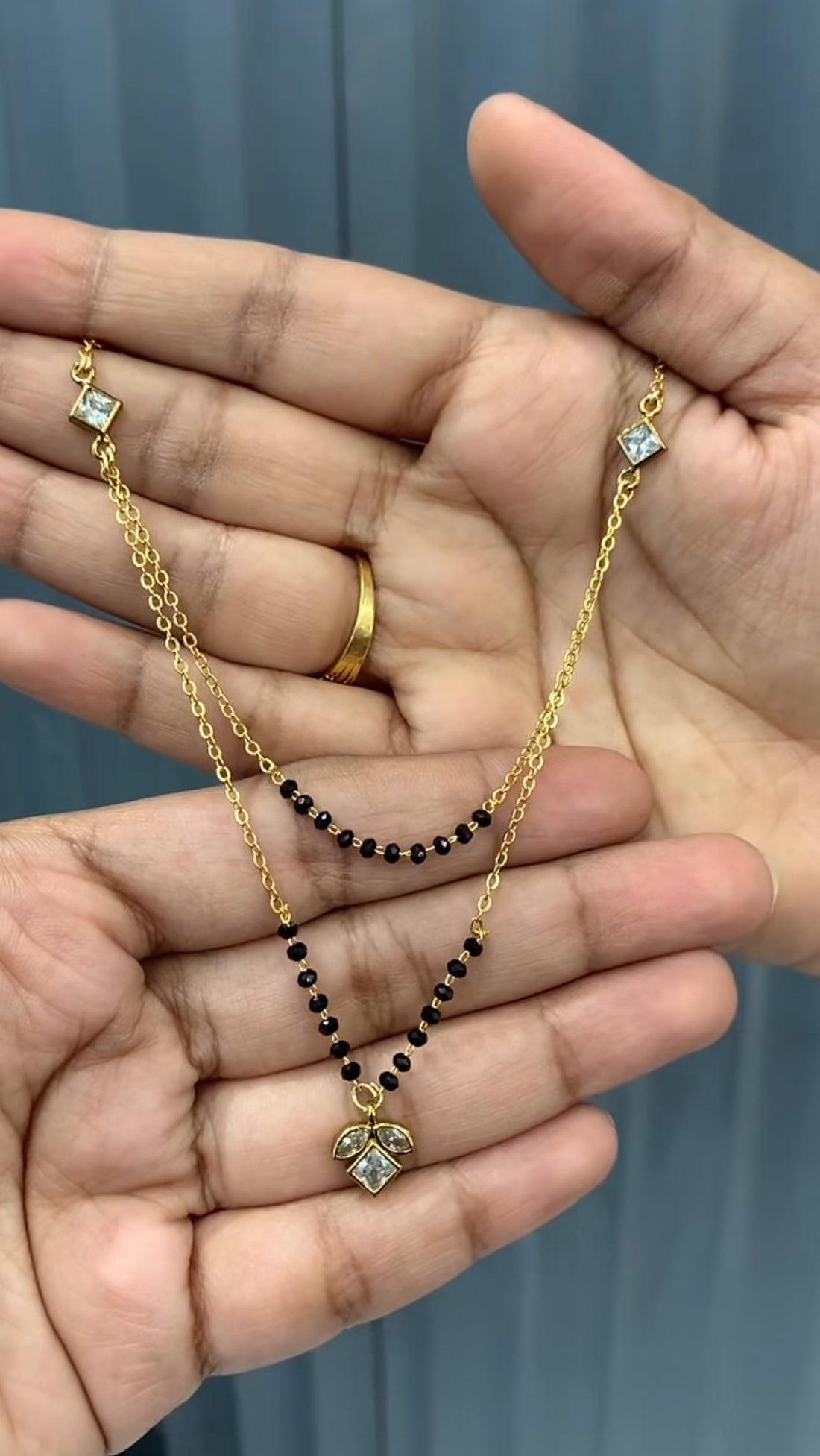 Beautiful customised blackbeads 18inchs