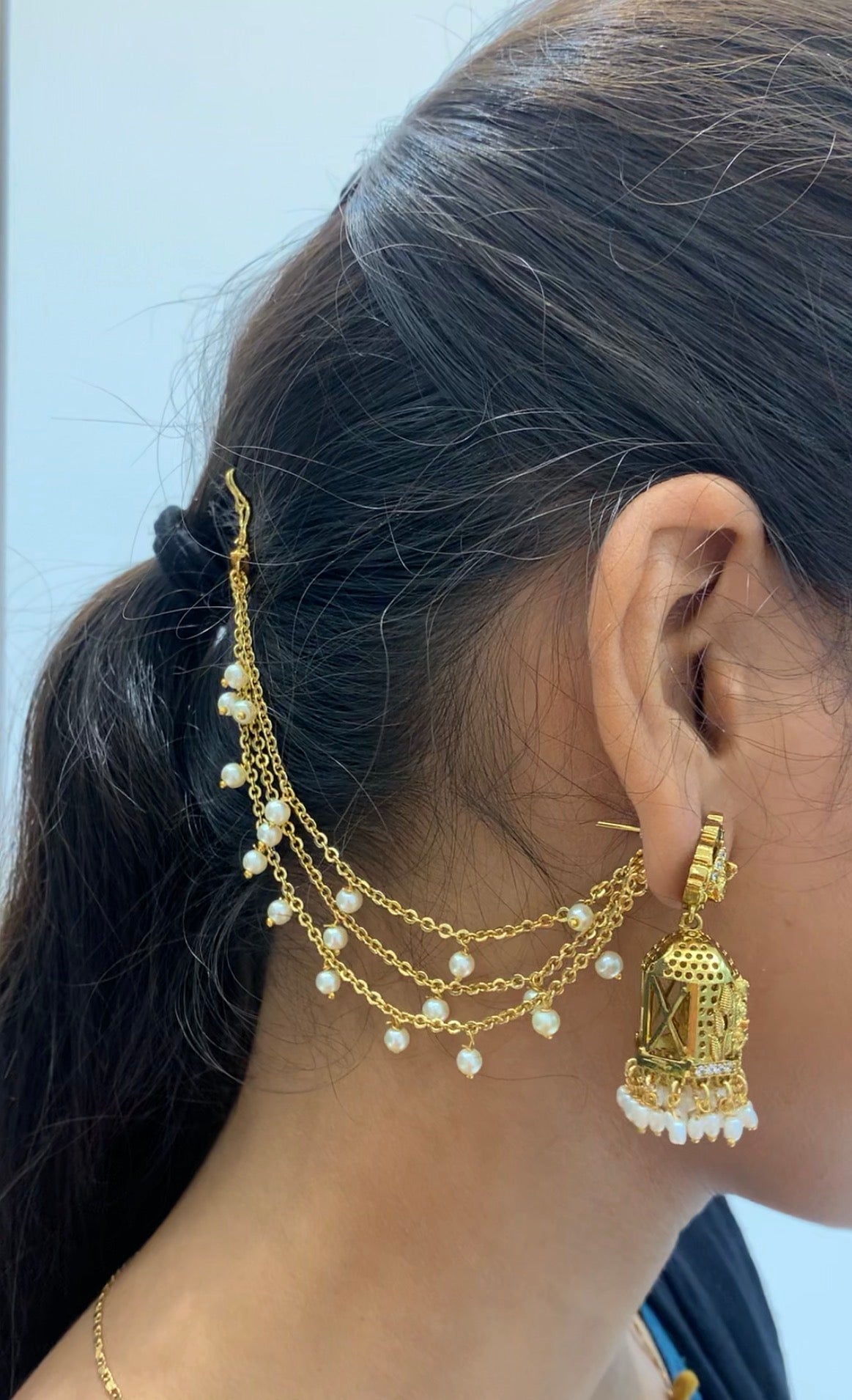 Beautiful handmade 3 line champaswaralu