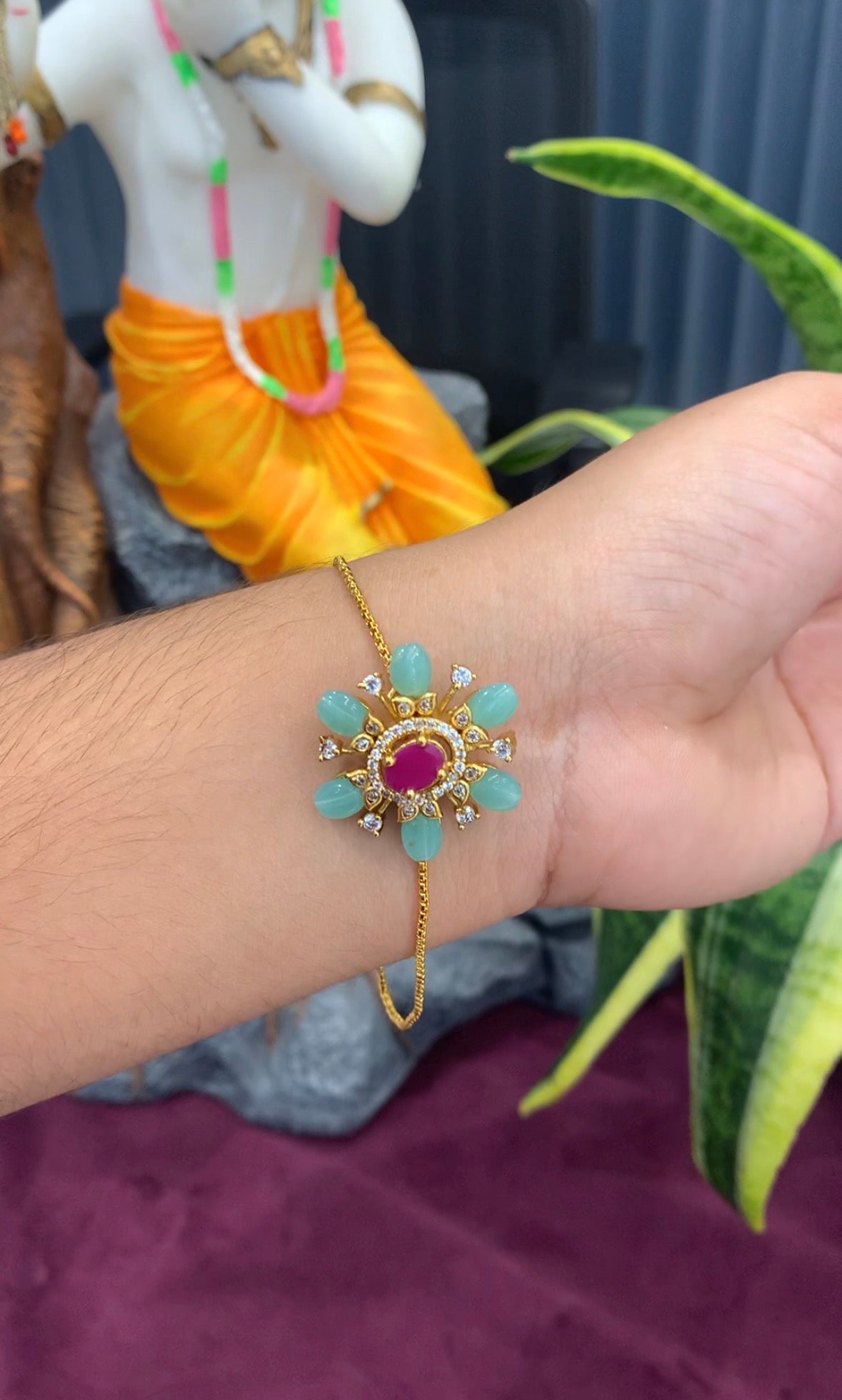 Beautiful adjustable rakhi