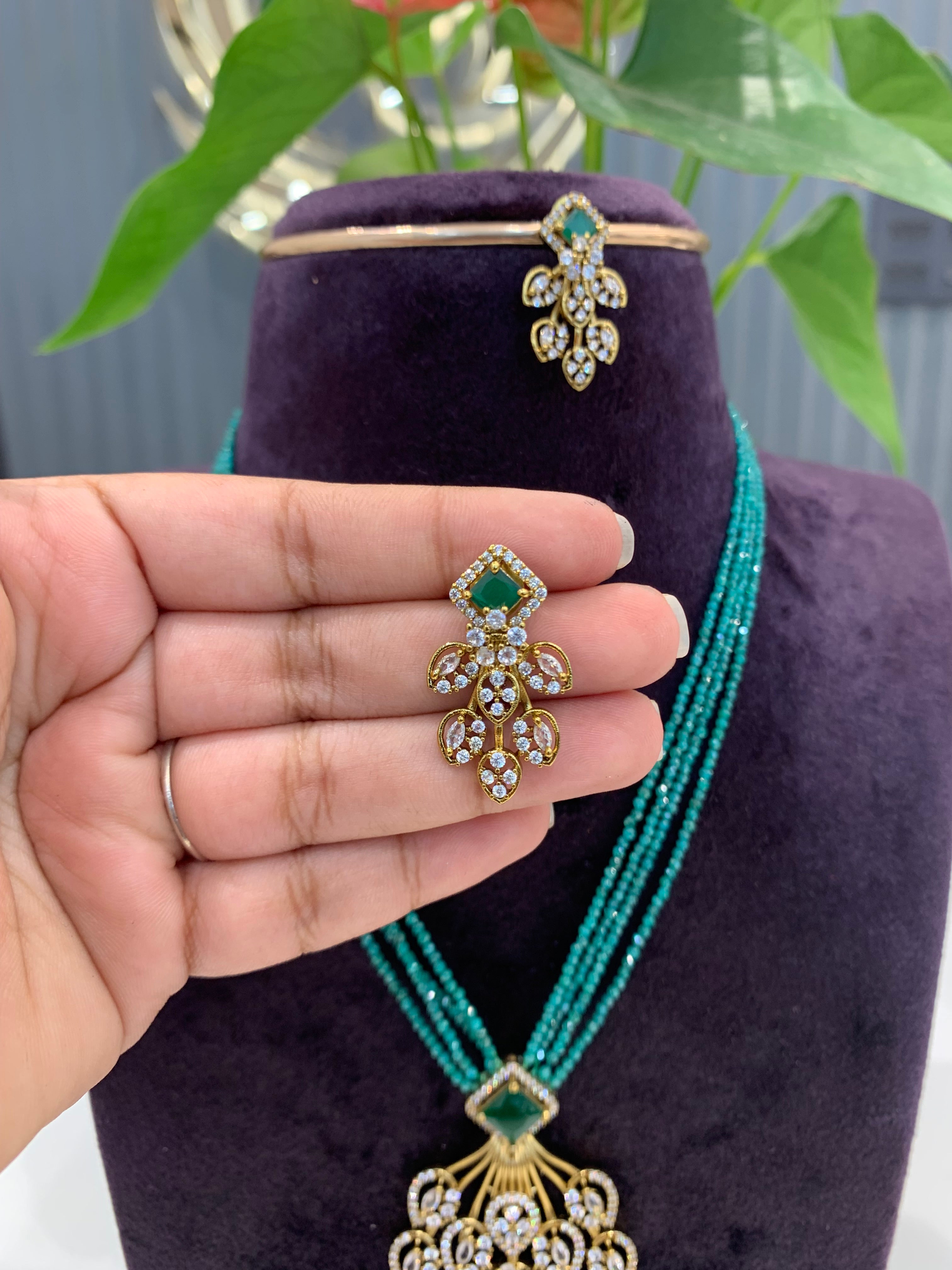 Beautiful premium CZ beads set