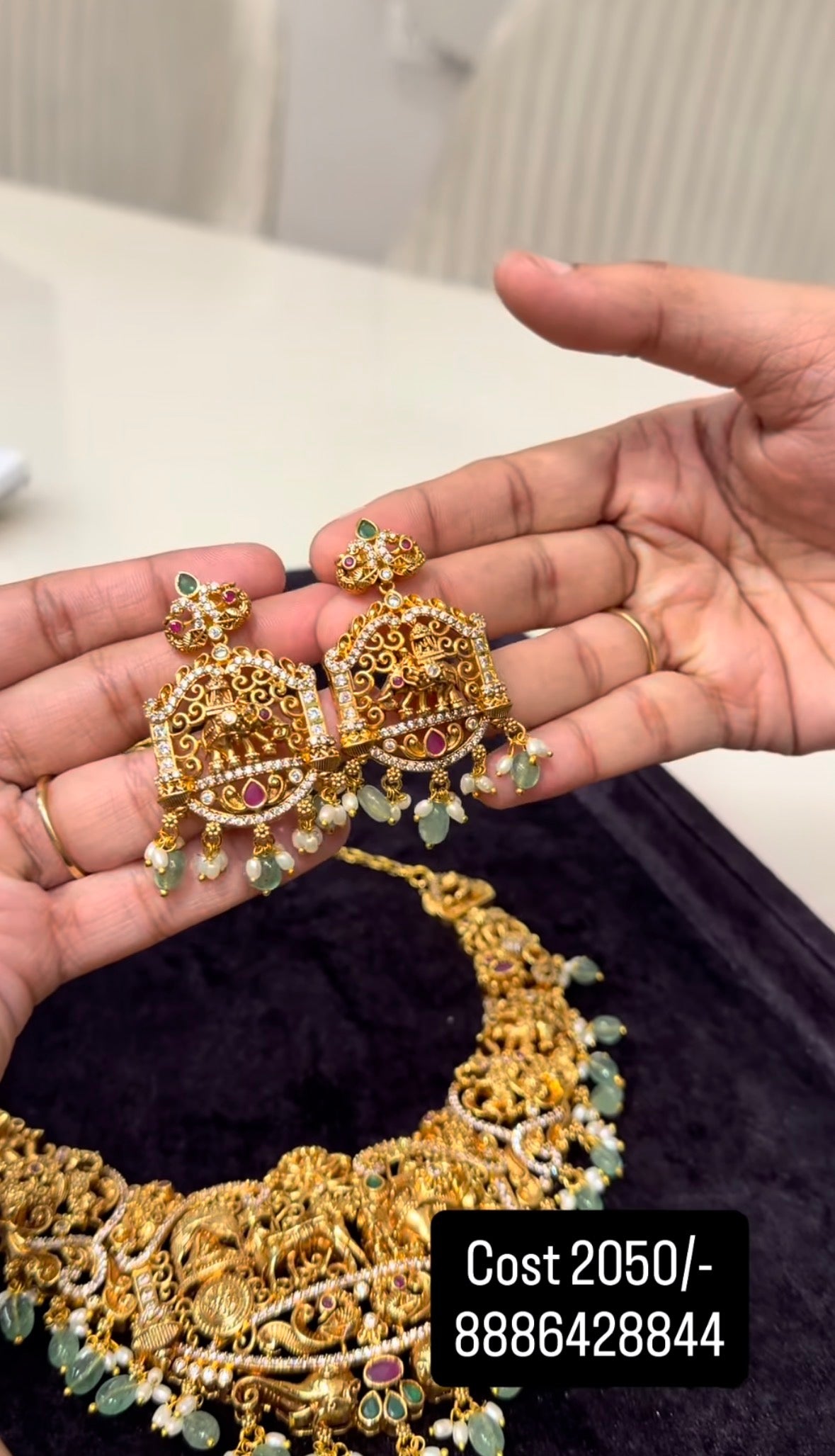 Beautiful nakshi necklace