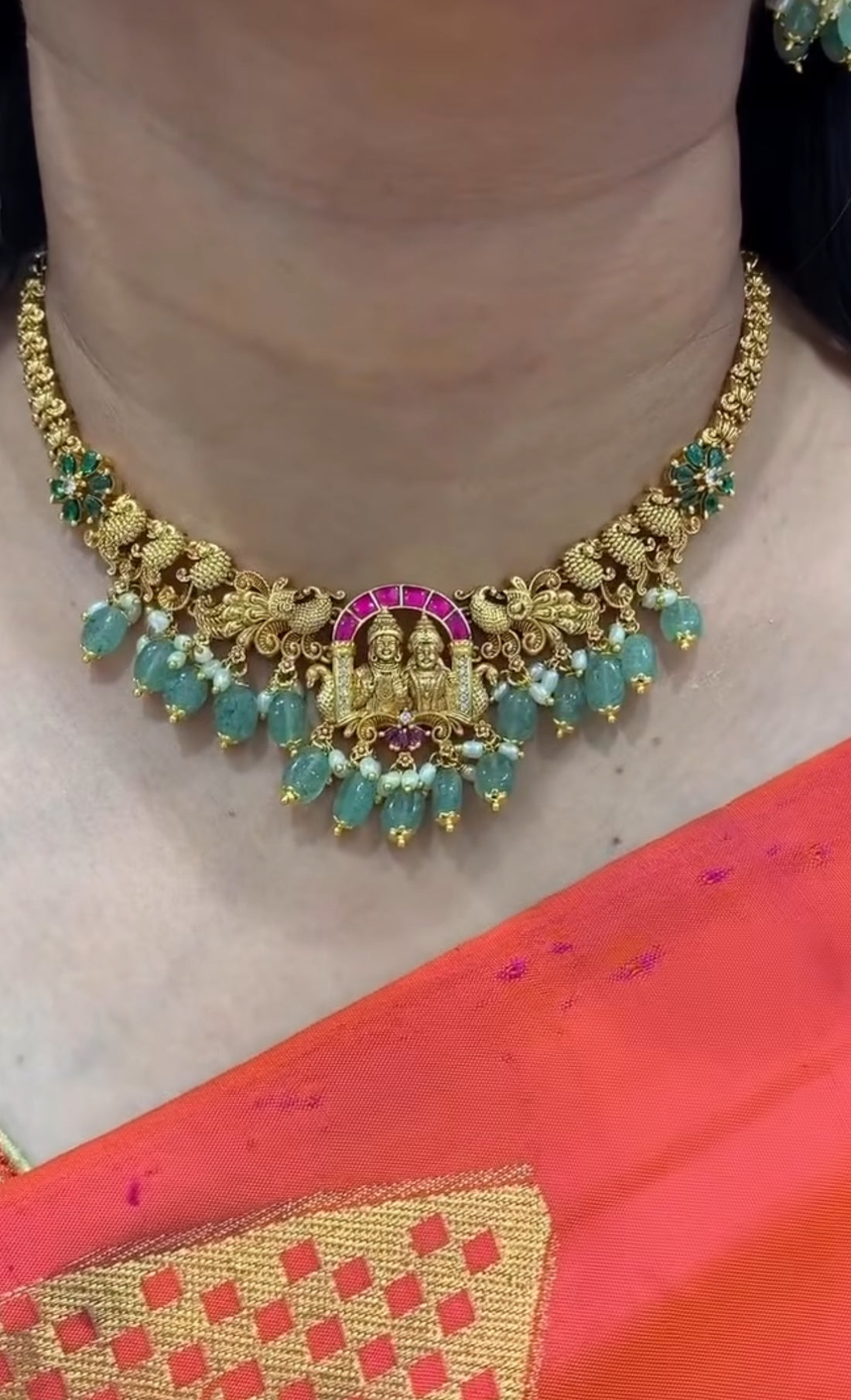 Beautiful Jadav stone necklace