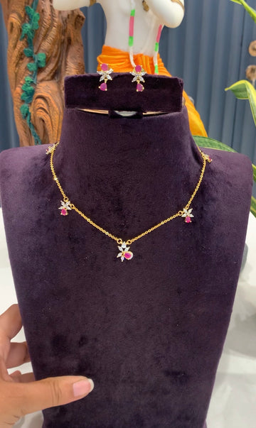 Beautiful Simple chandraharam Chain