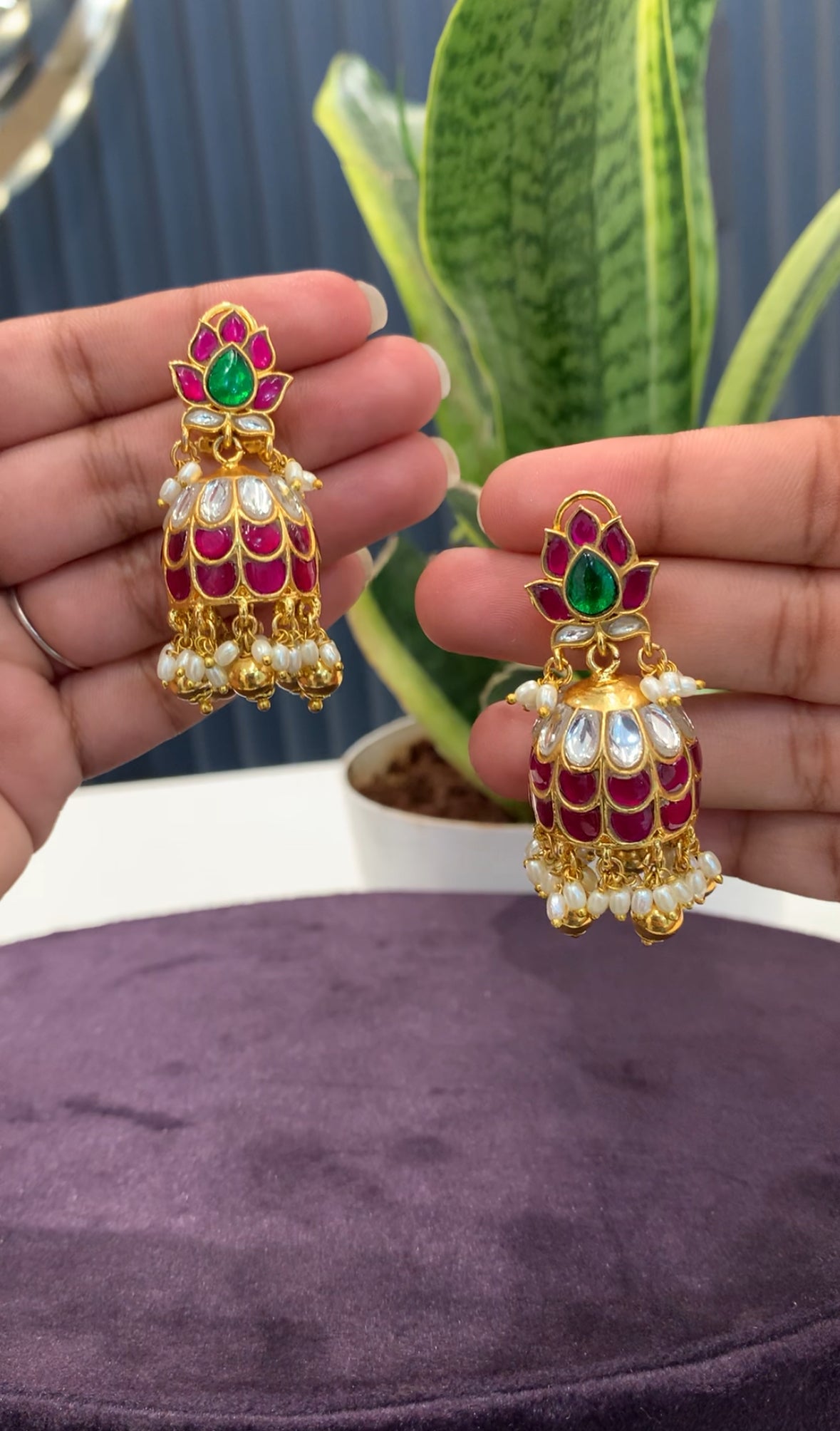 Beautiful Jadav Earrings