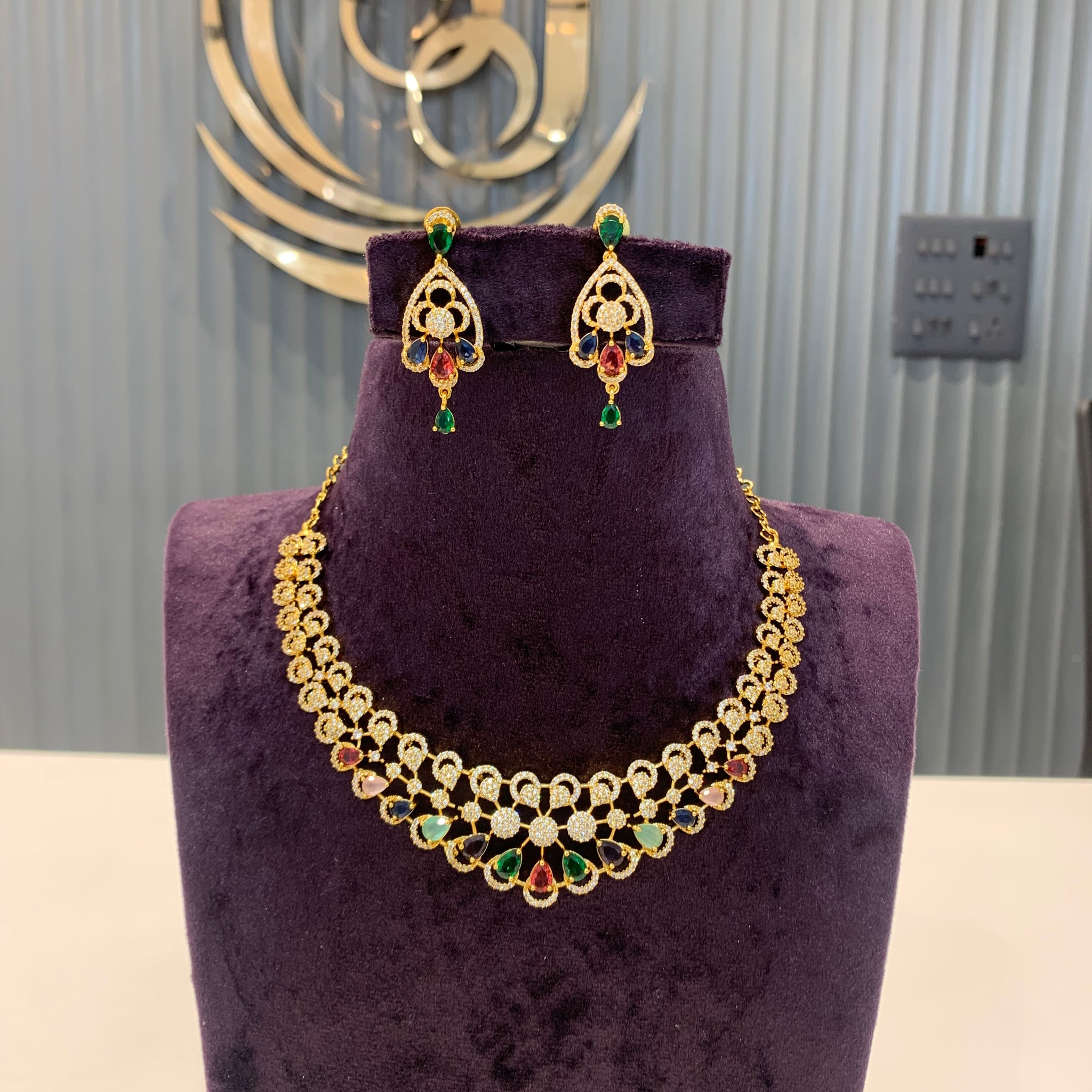 Beautiful multi stone necklace