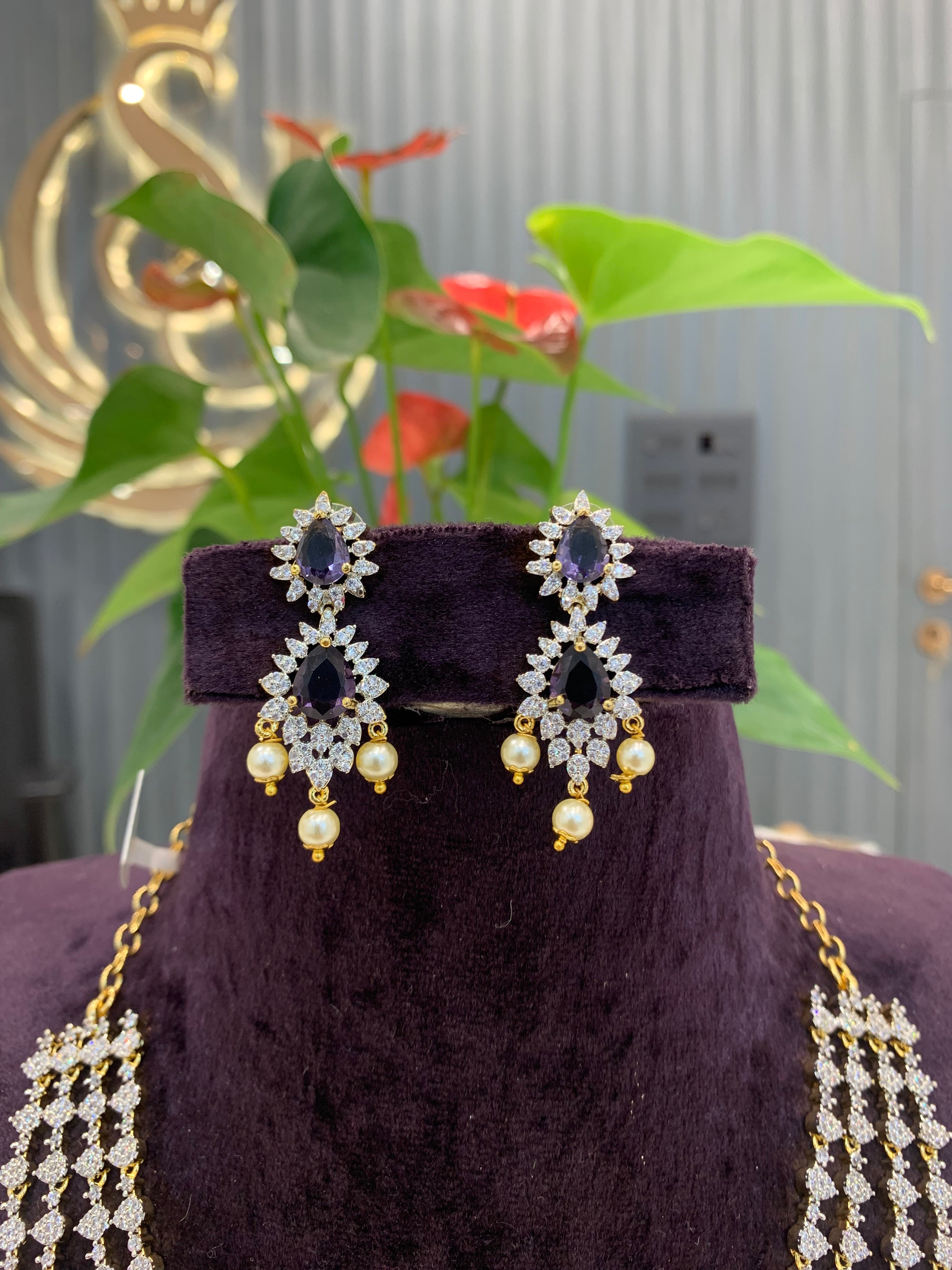 Beautiful GJ purple colour 3 step mini haram