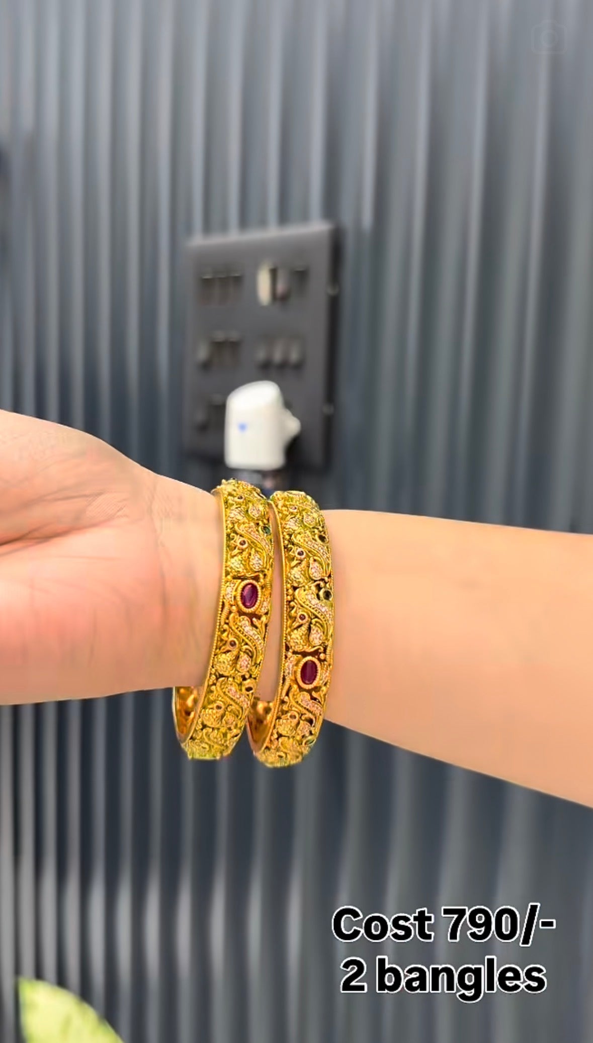 Beautiful nakshi bangles set of 2