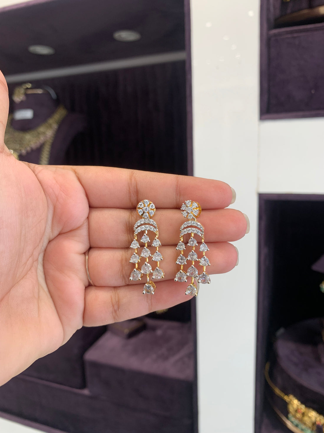 Beautiful GJ polish earrings