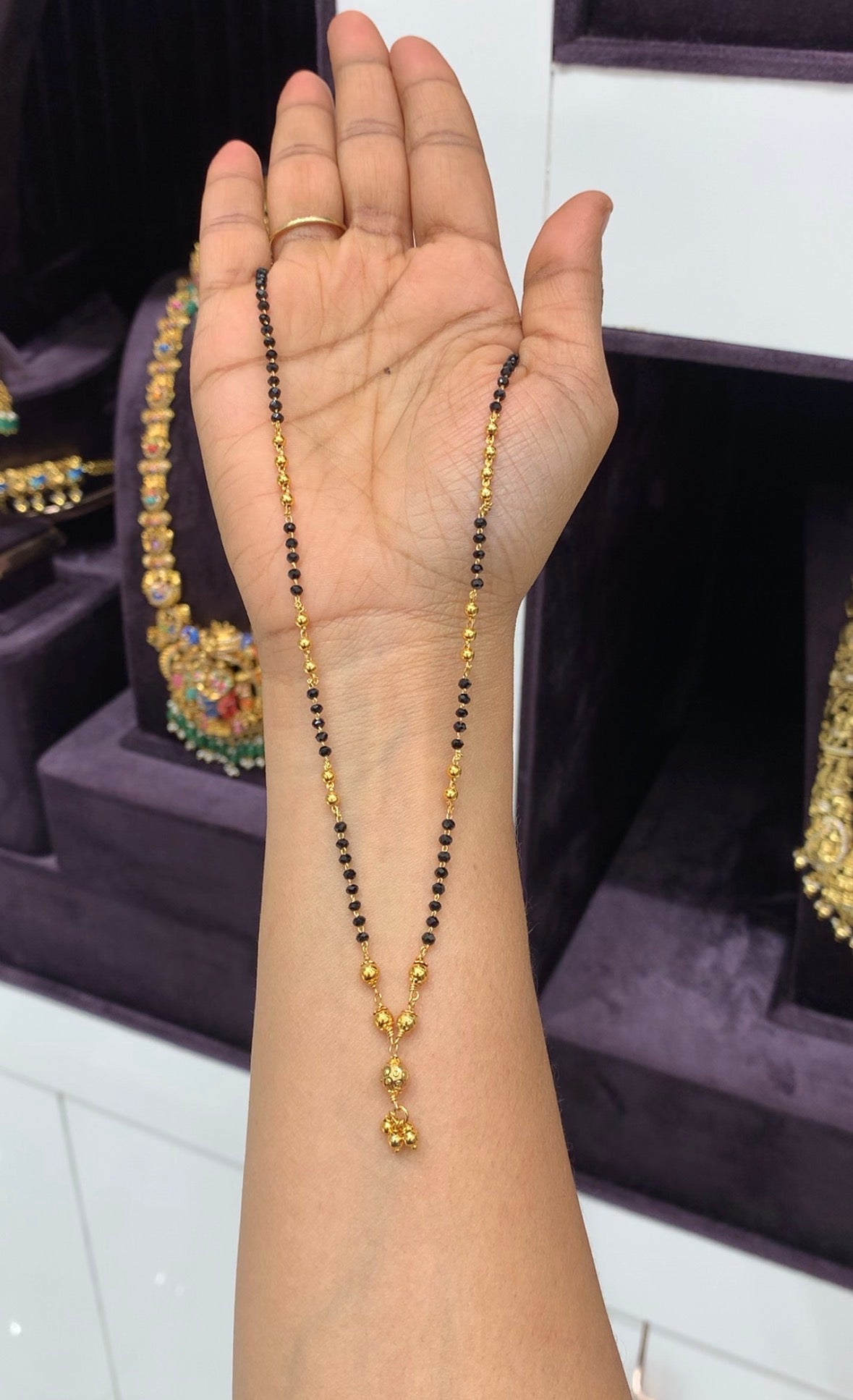 Beautiful customised blackbeads 18inchs