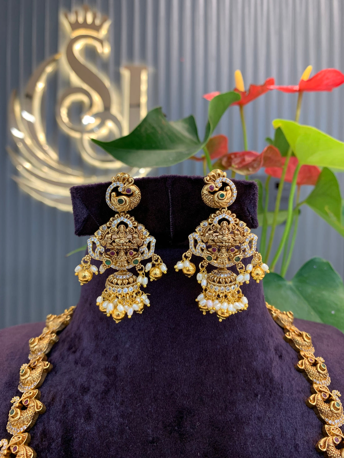 Beautiful nakshi 3D long haram