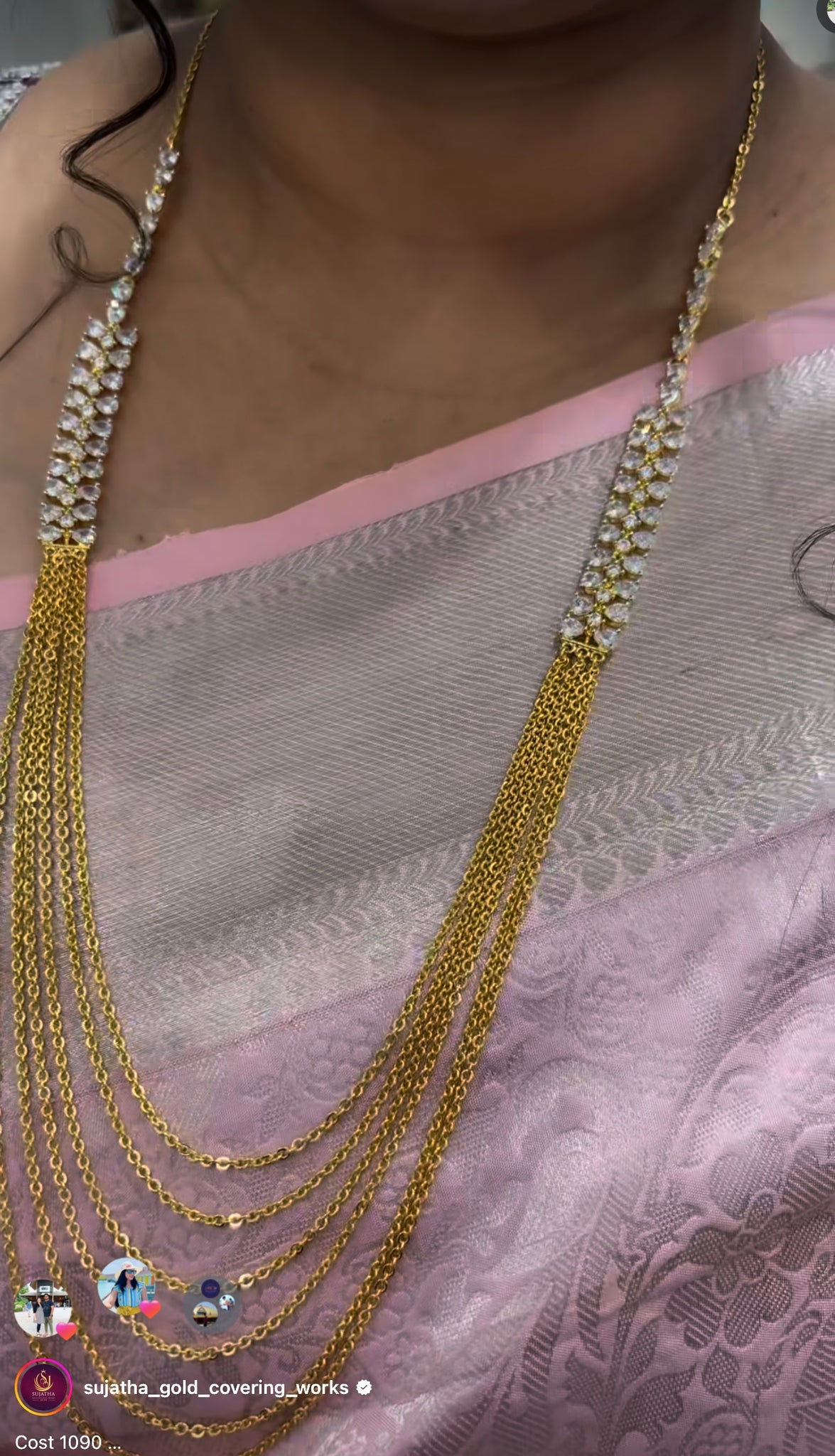 Beautiful chandraharam set