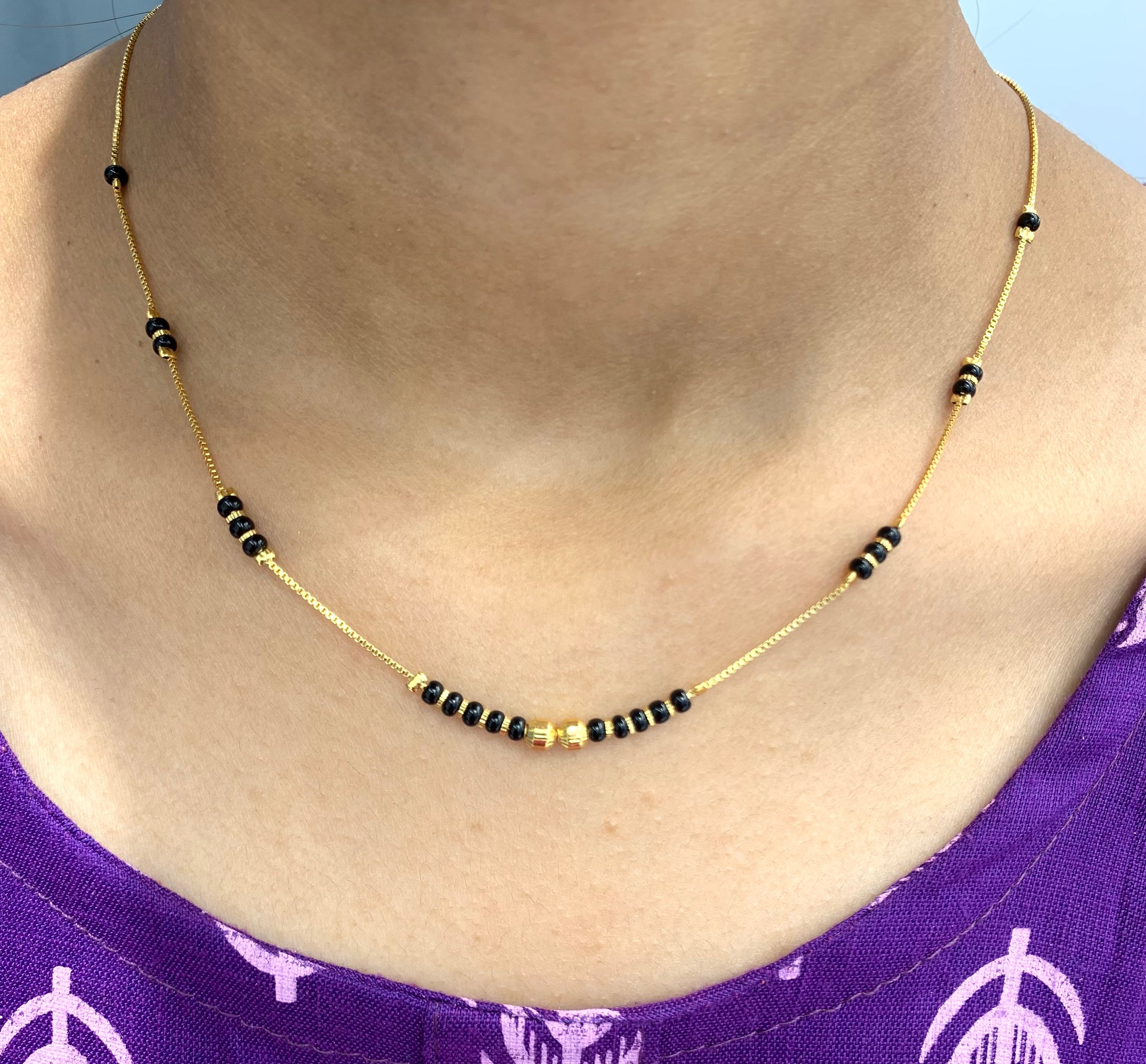 Beautiful black beads