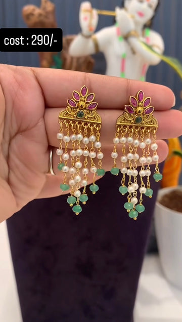Beautiful customised earrings