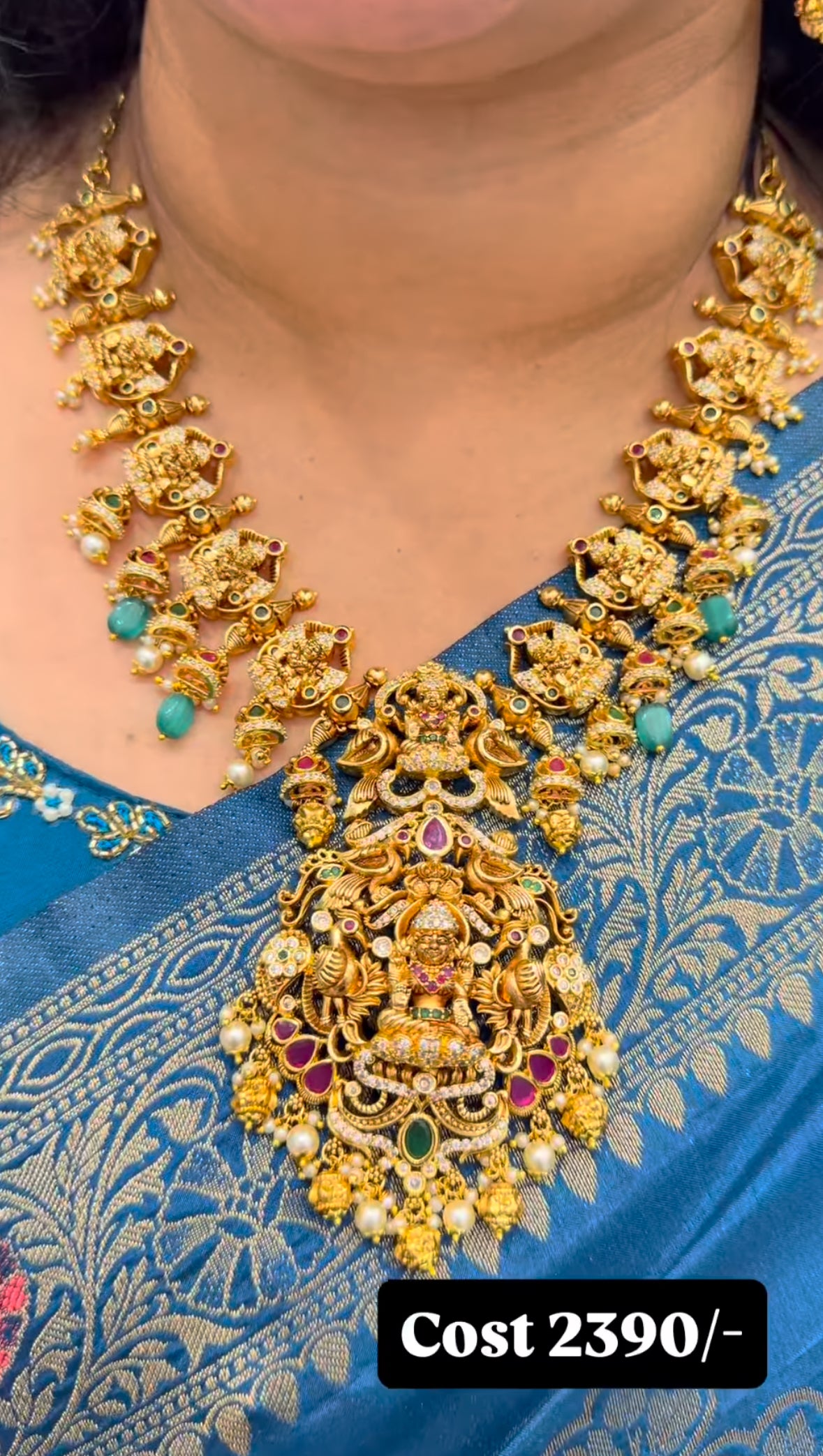 Beautiful nakshi  necklace